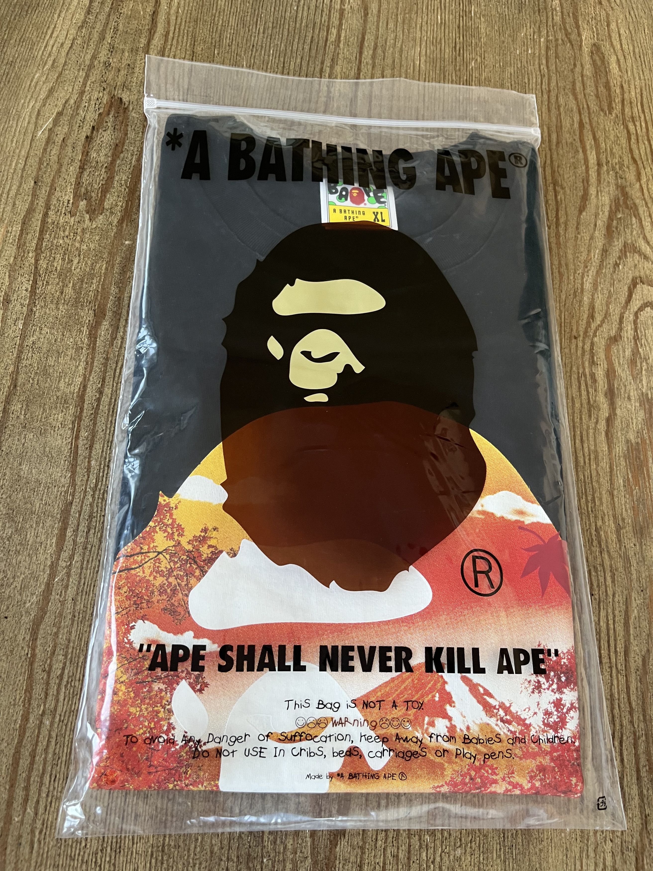 Bape Autumn Ape Head Tee Size US XL / EU 56 / 4 - 3 Thumbnail