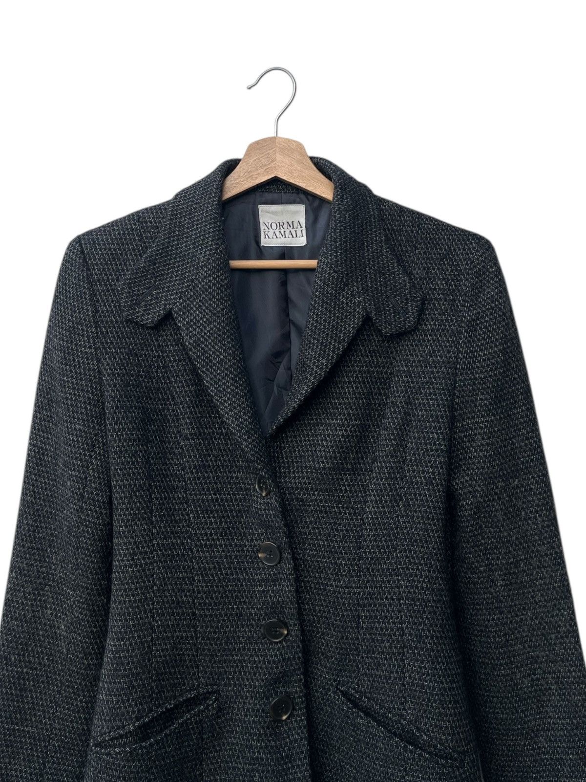 Norma Kamali Norma Kamali Wool Blend Jacket Size S / US 4 / IT 40 - 5 Thumbnail