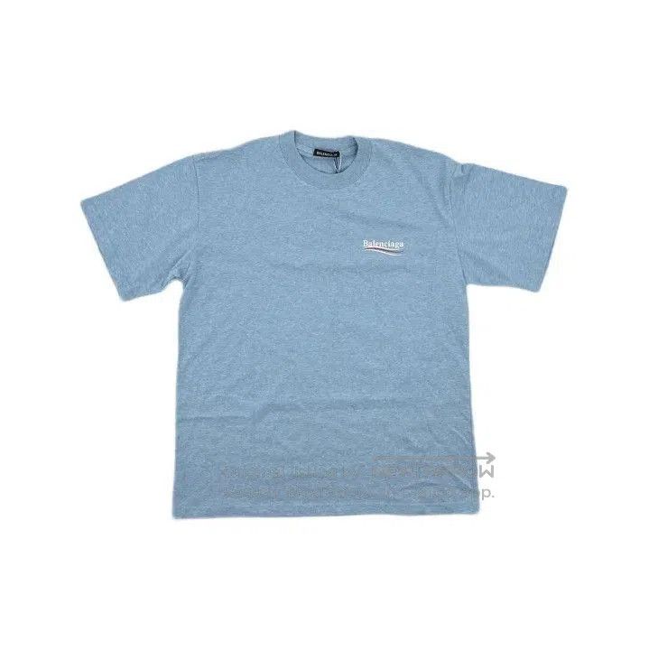 Balenciaga Balenciaga Blue Graphic Crew Neck Short Sleeve T-Shirt. Size US M / EU 48-50 / 2 - 2 Thumbnail