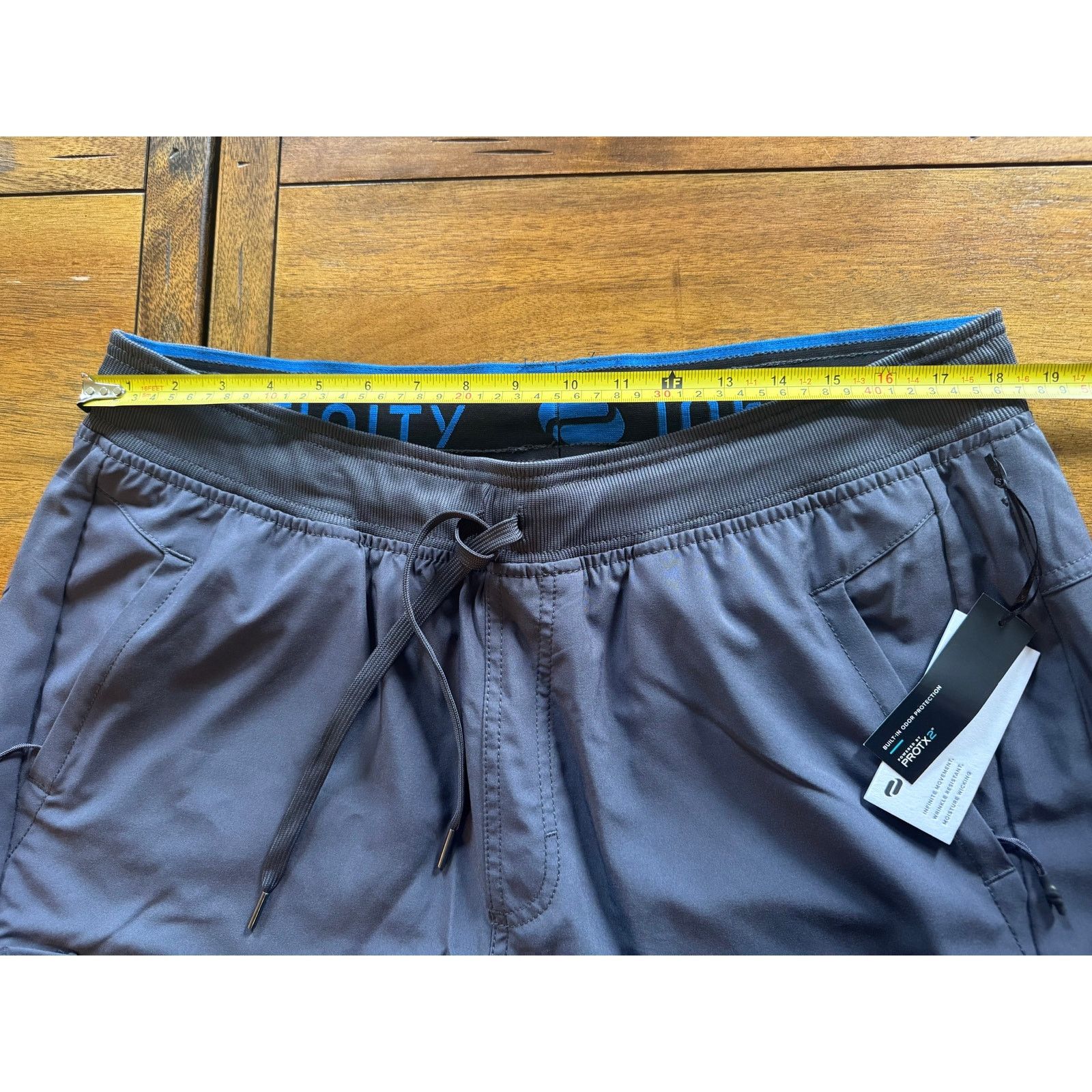 Other NWT Infinity Jogger Pants XL Gray Stretch Drawstring Size US 37 - 6 Thumbnail