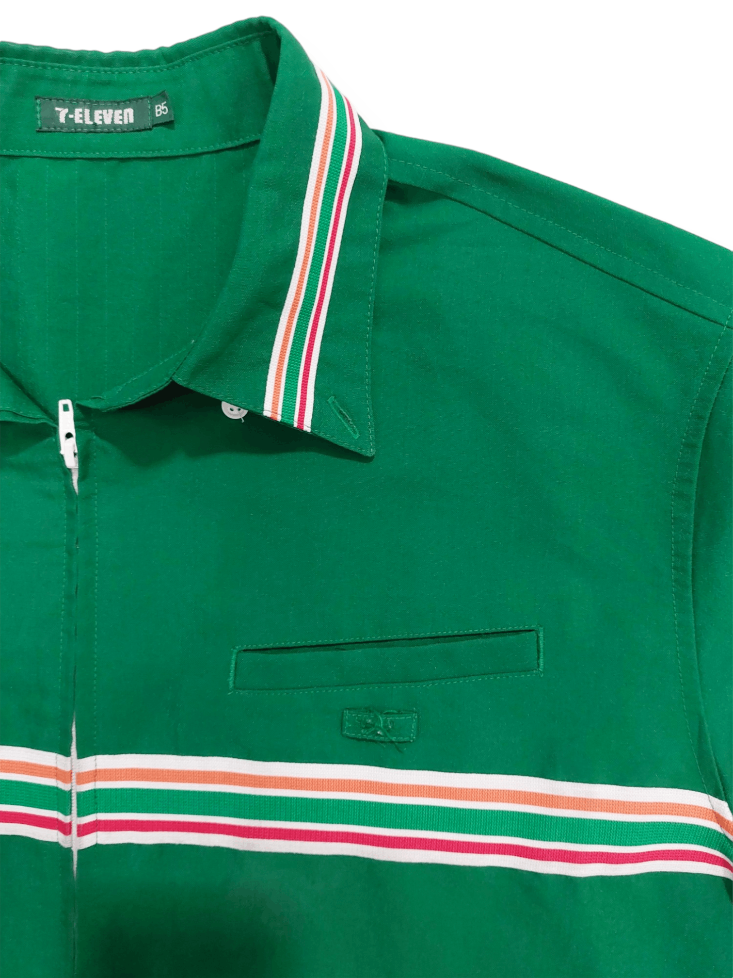 Other 7 Eleven 7-11 Uniform Shirt Zipper Size US L / EU 52-54 / 3 - 9 Thumbnail