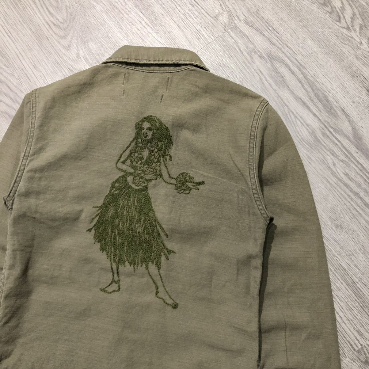 Remi Relief 🇯🇵 Remi Relief Japan Workshirt Double Pocket Military Green Size US XS / EU 42 / 0 - 12 Thumbnail