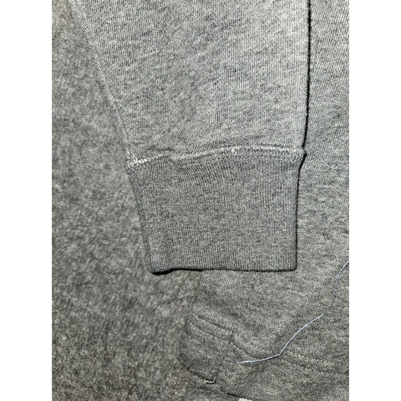 Nike Nike Hoodie Women L Gray Pullover Fleece Kangaroo Pocket Swoosh Logo Size L / US 10 / IT 46 - 6 Thumbnail