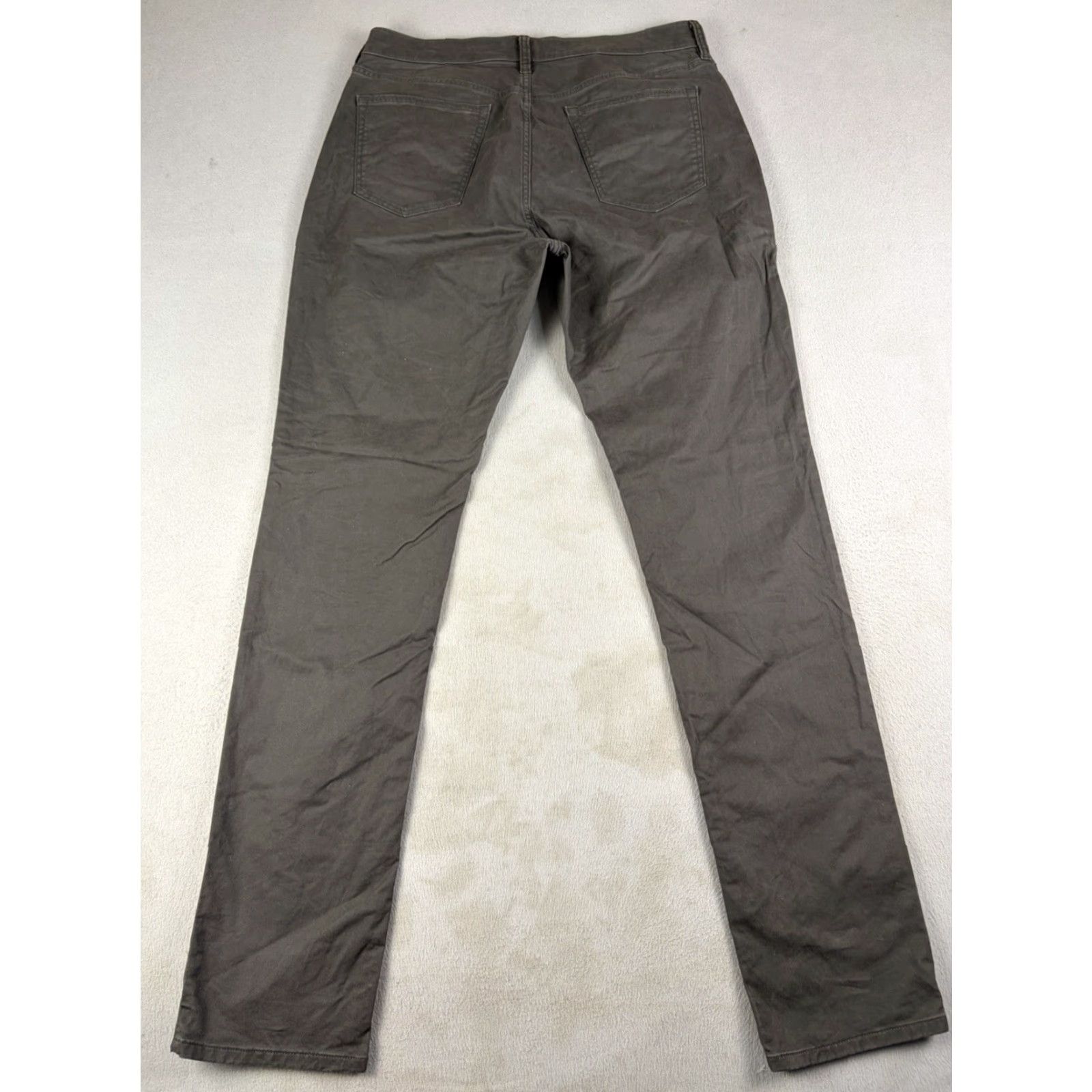 Flint And Tinder Flint And Tinder Pants Men 34x36 Gray Chino Athletic Tapered Straight Leg Flat Front Canvas Cotton Casual Mens Regular Size 34x36 Size US 34 / EU 50 - 3 Thumbnail