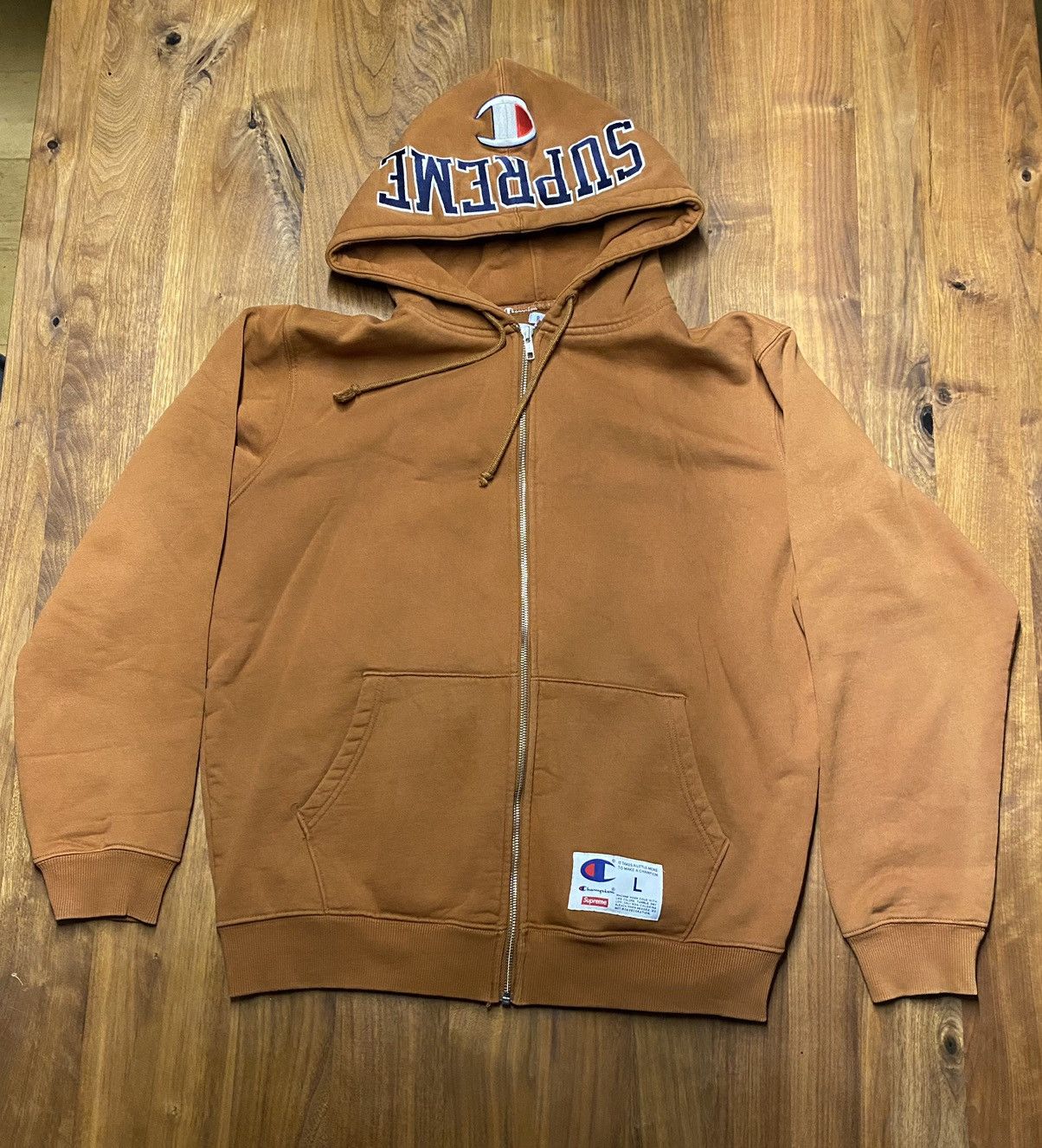 Supreme x Champion zip hoodie