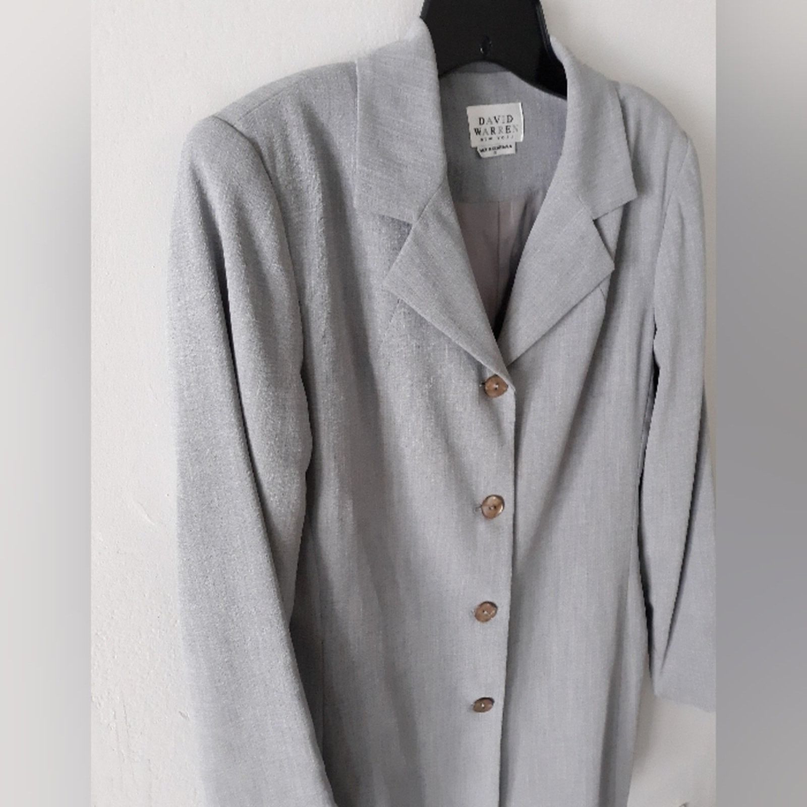 Vintage VTG David Warren Suit 10 Size L / US 10 / IT 46 - 3 Thumbnail
