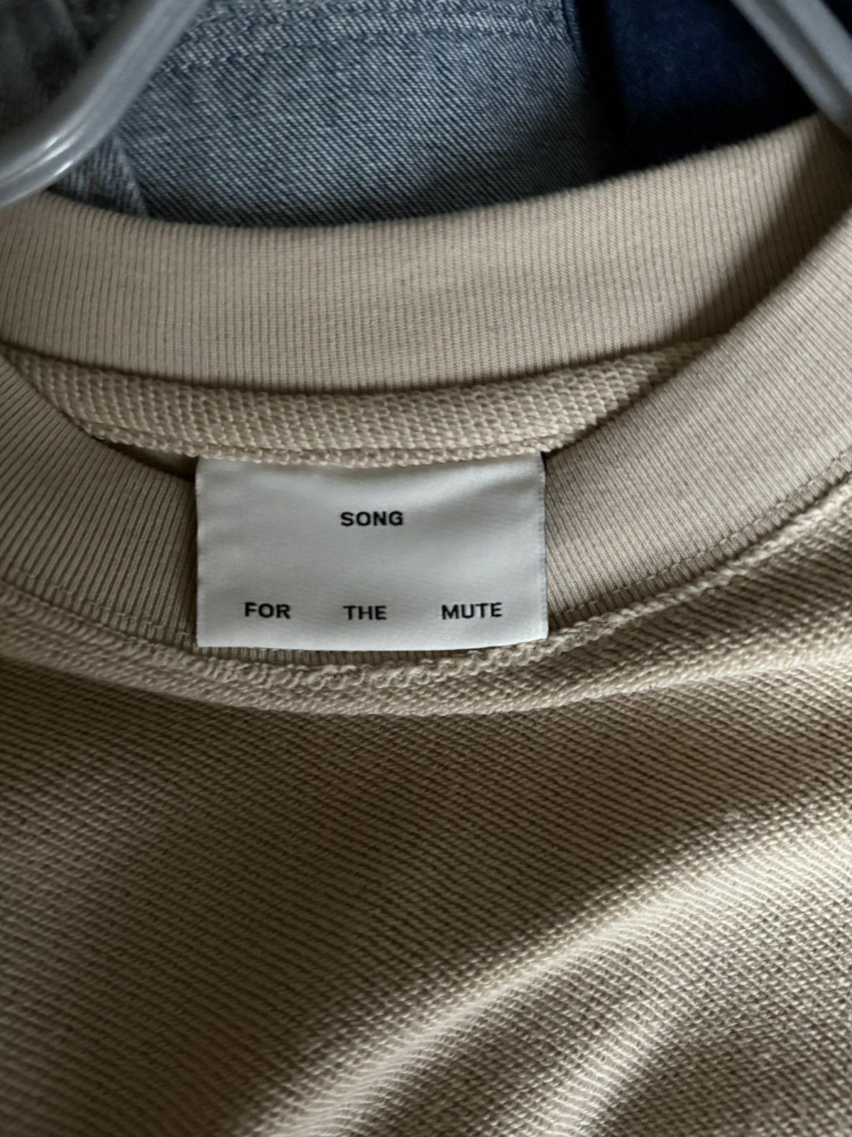 Song For The Mute Song for the Mute Slim Crewneck Pullover 'Oat' Size US S / EU 44-46 / 1 - 3 Thumbnail