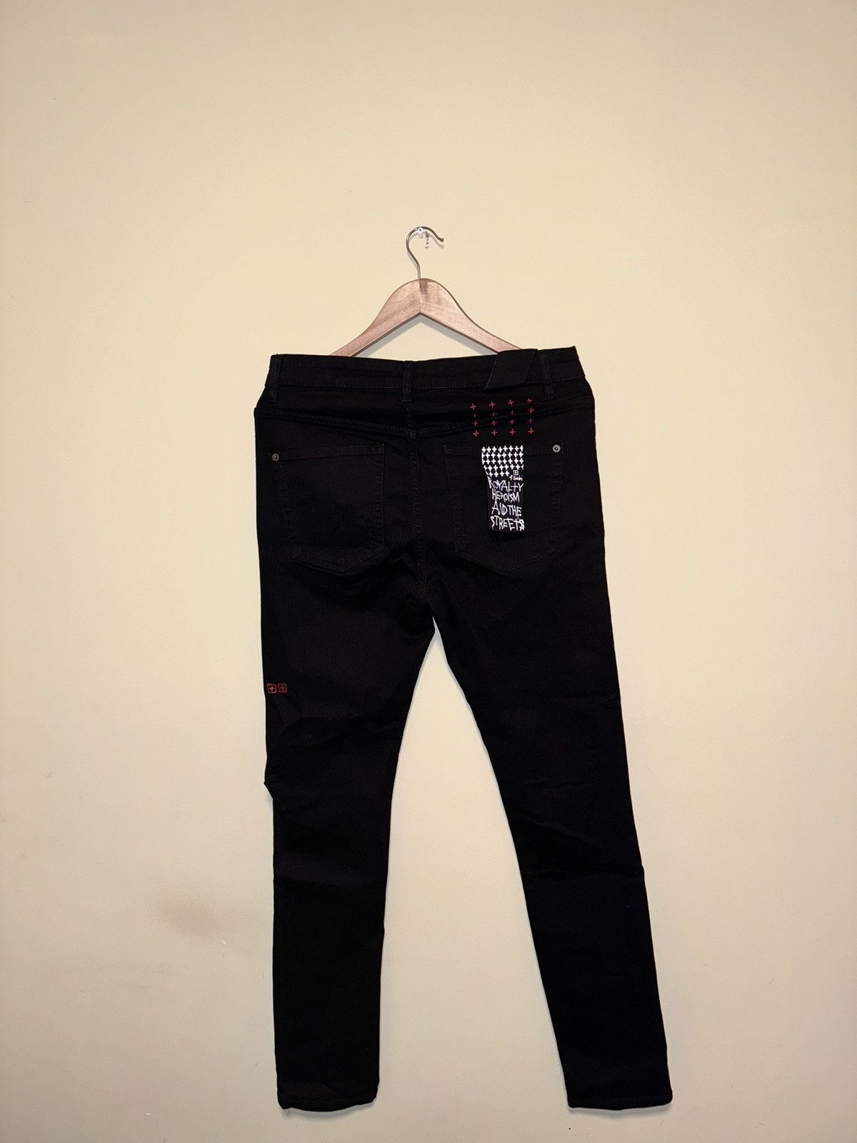 Ksubi KSUBI Van Winkle Black Rebel Black Denim Jeans Size US 32 / EU 48 - 6 Thumbnail