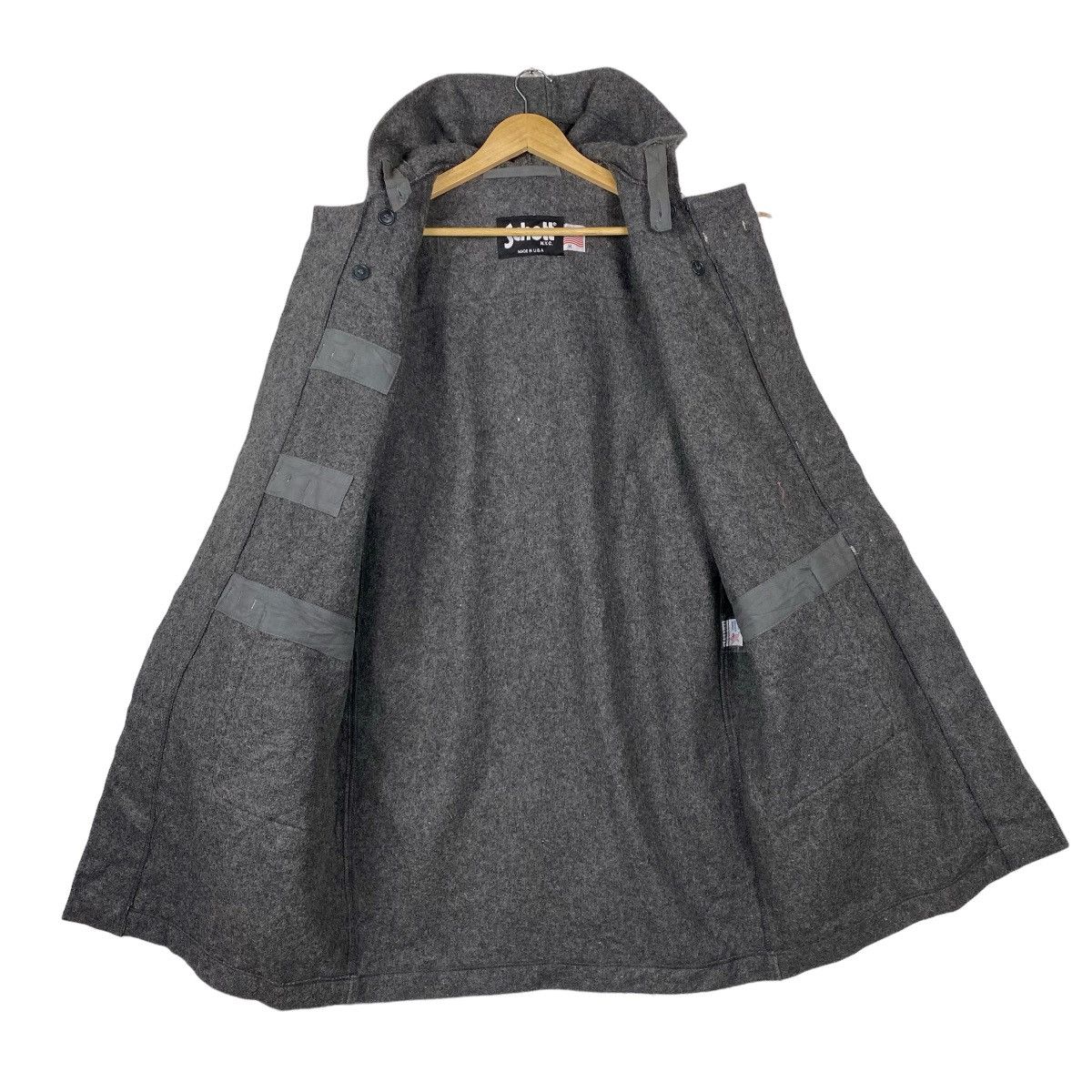Schott Schott NYC Duffle Coat Hoodies Jacket Made In Usa Size US L / EU 52-54 / 3 - 8 Thumbnail