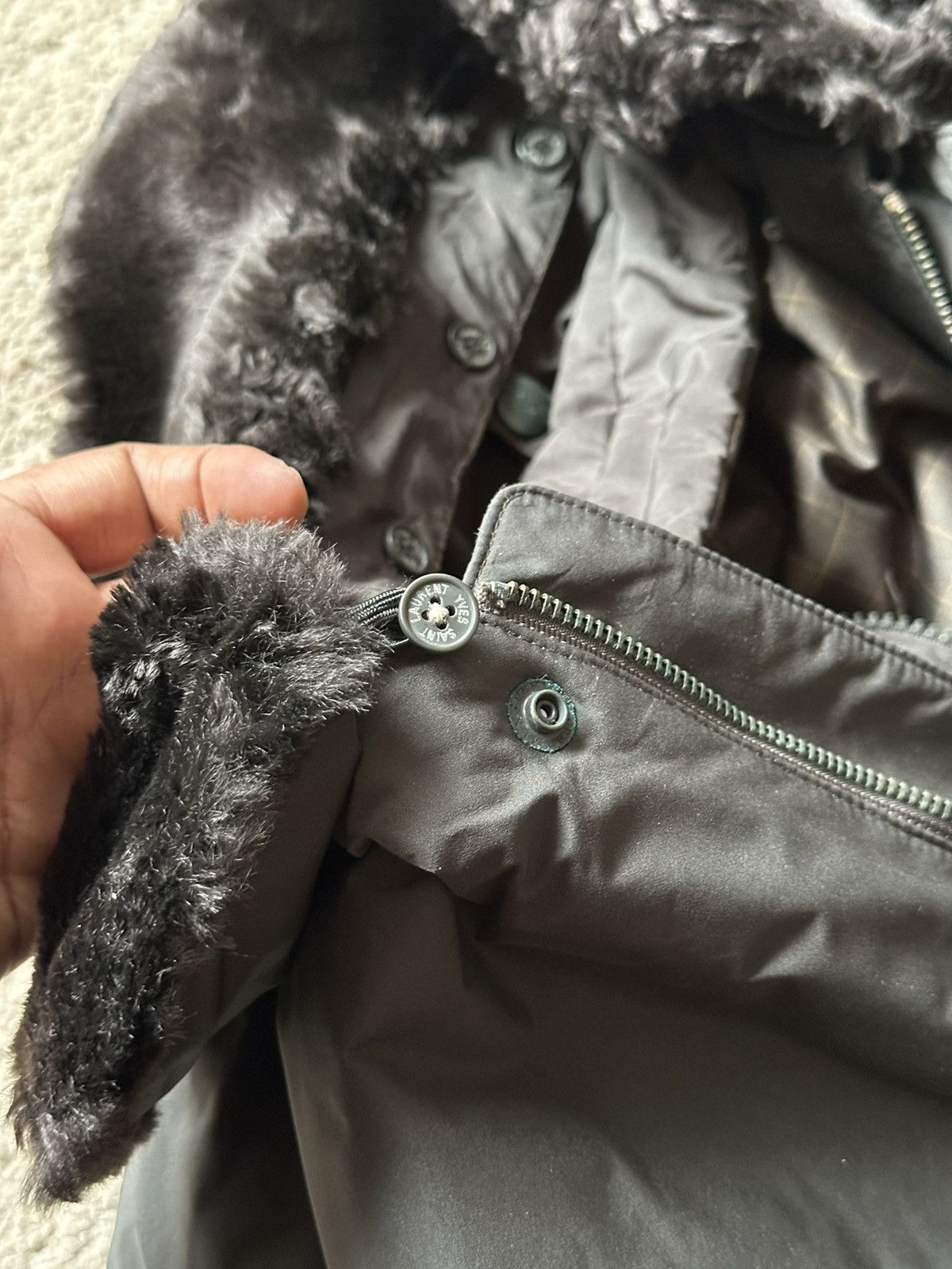 Yves Saint Laurent 1990s Yves Saint Laurent Detachable Puffer Vest Jacket Size US L / EU 52-54 / 3 - 7 Thumbnail