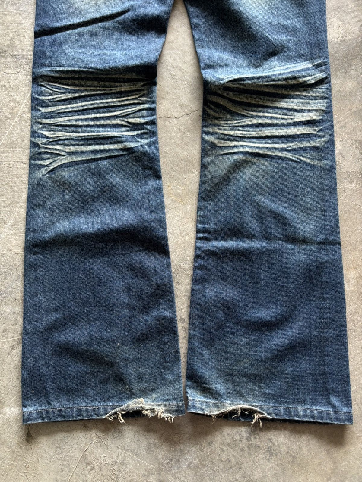 Hysteric Glamour DIABRO flare rusty mudmax mudwash whiskered japanese grunge Size US 32 / EU 48 - 15 Thumbnail