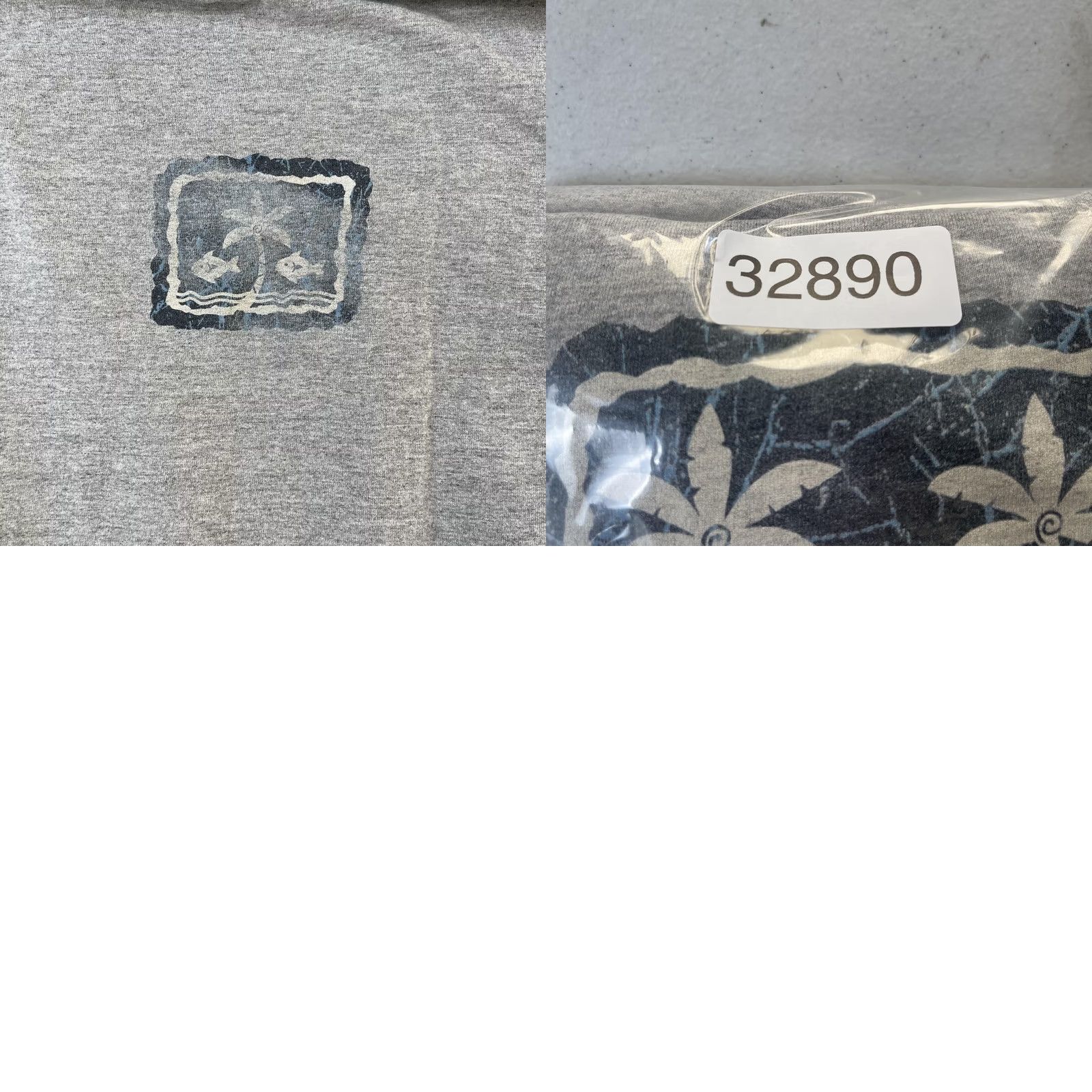 Tultex VINTAGE Waikiki Beach Hawaii Shirt Mens XL Gray Surf Palm Tree Cat Graphic Tee Size US XL / EU 56 / 4 - 8 Thumbnail