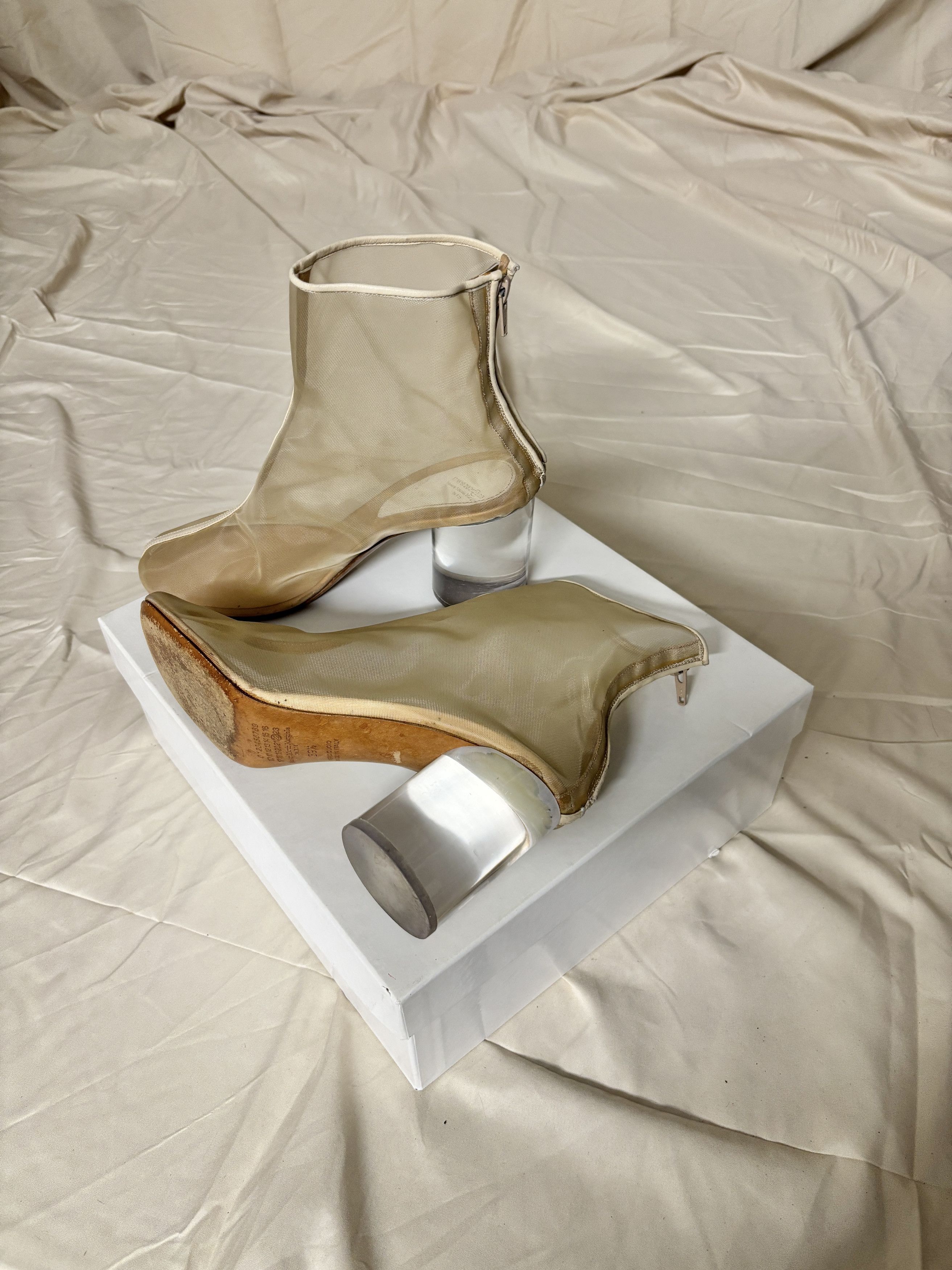 Maison Margiela Maison Margiela SUPER RARE Nude Sock Boots, early 2000's Size US 9.5 / IT 39.5 - 2 Thumbnail