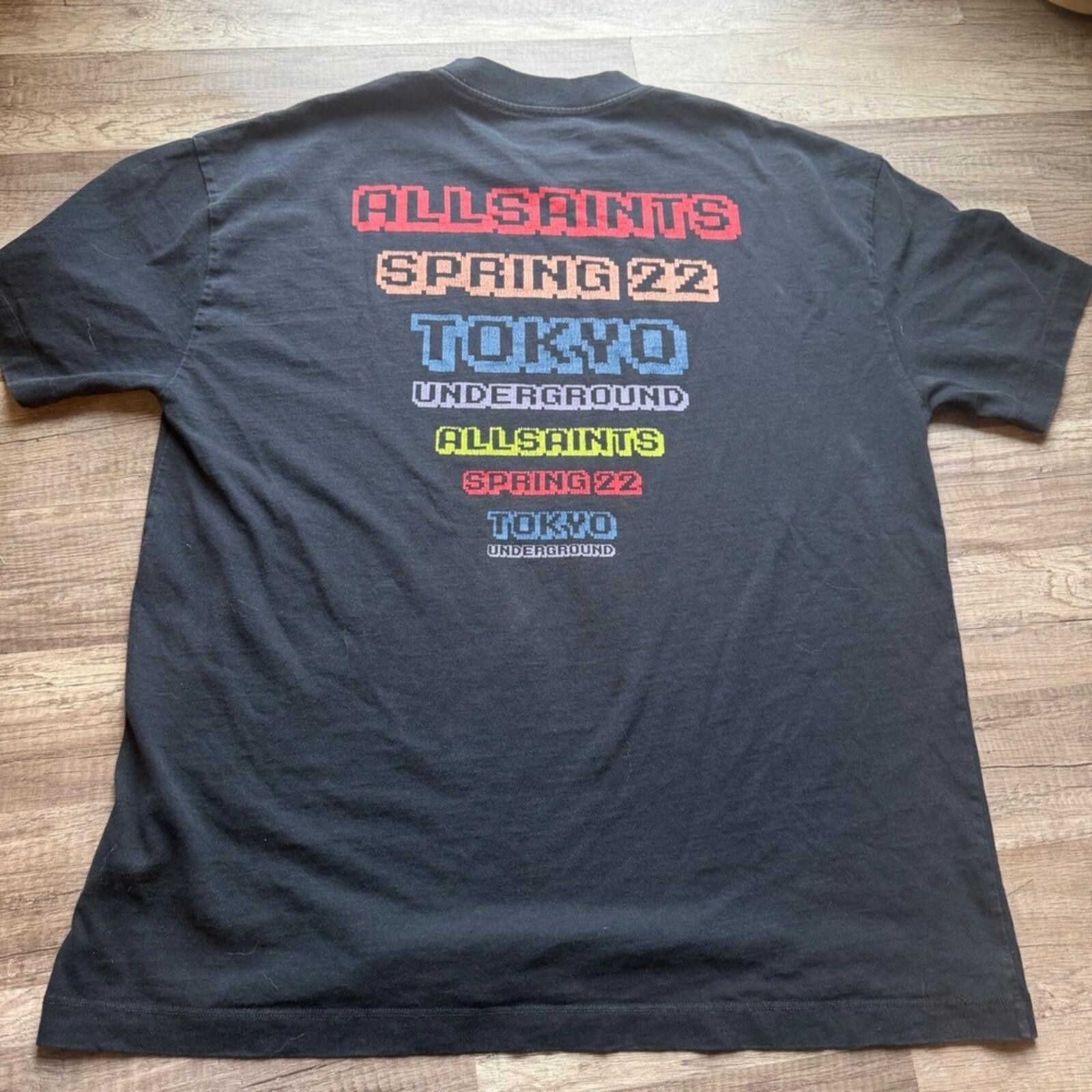 Allsaints AllSaints Tokyo Underground Spring 22 Oversized Graphic Size US S / EU 44-46 / 1 - 5 Thumbnail
