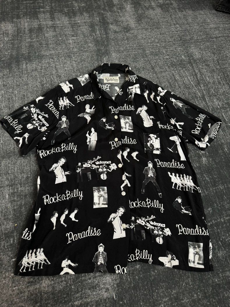 Wacko Maria Black Short Sleeve Shirt- DMC