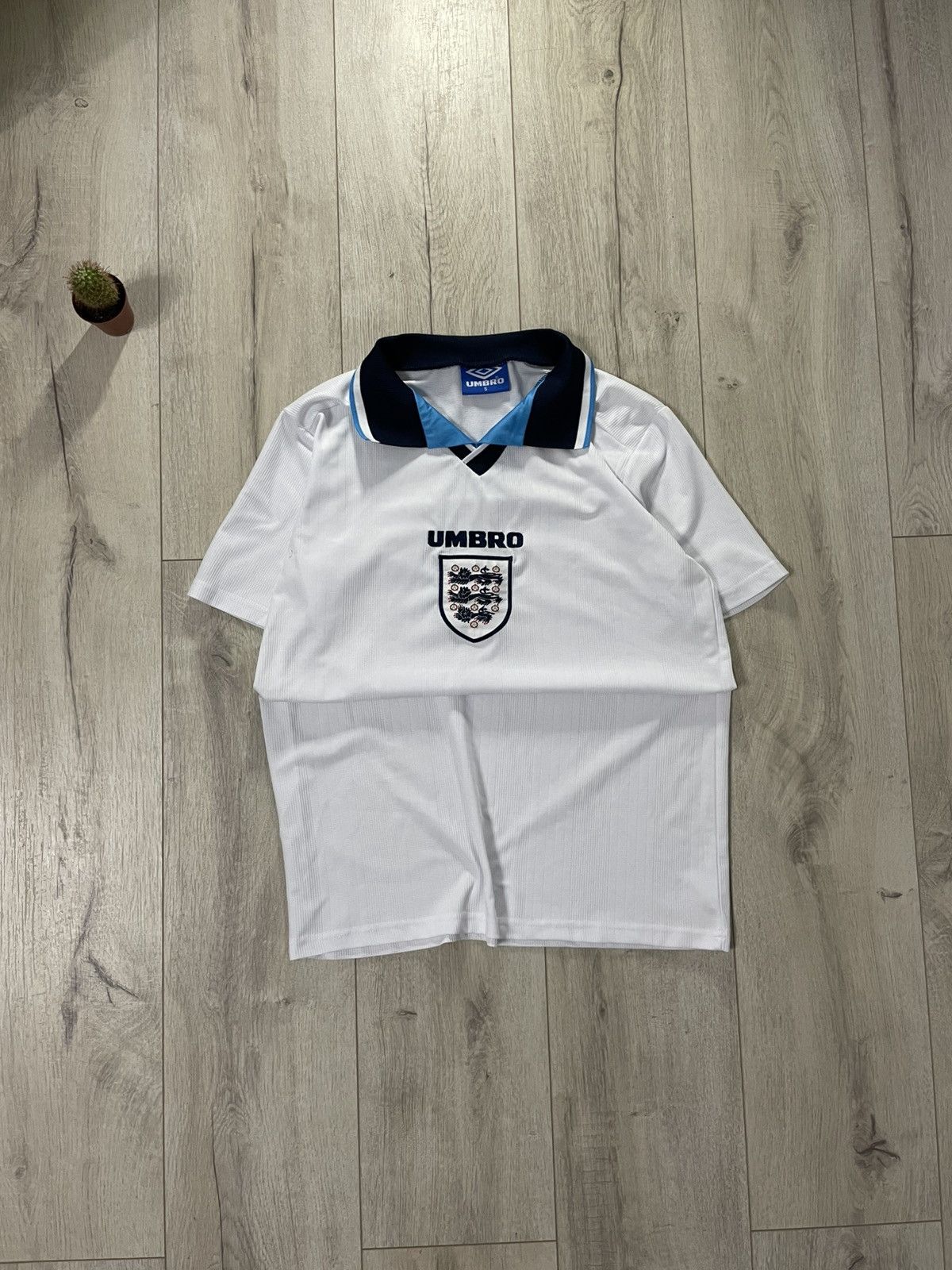 Maillot Vintage Umbro England Extérieur 95-96, Taille XXL, Fabriqué Au Royaume-Uni - Occasion