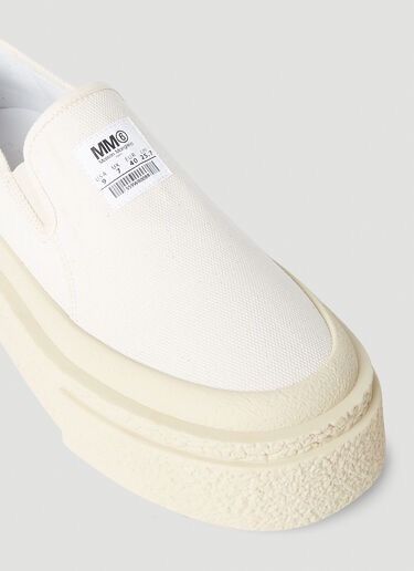 Maison Margiela !DS! SS23 Maison Margiela Logo Beige Slip Ons Size US 12 / EU 45 - 2 Thumbnail