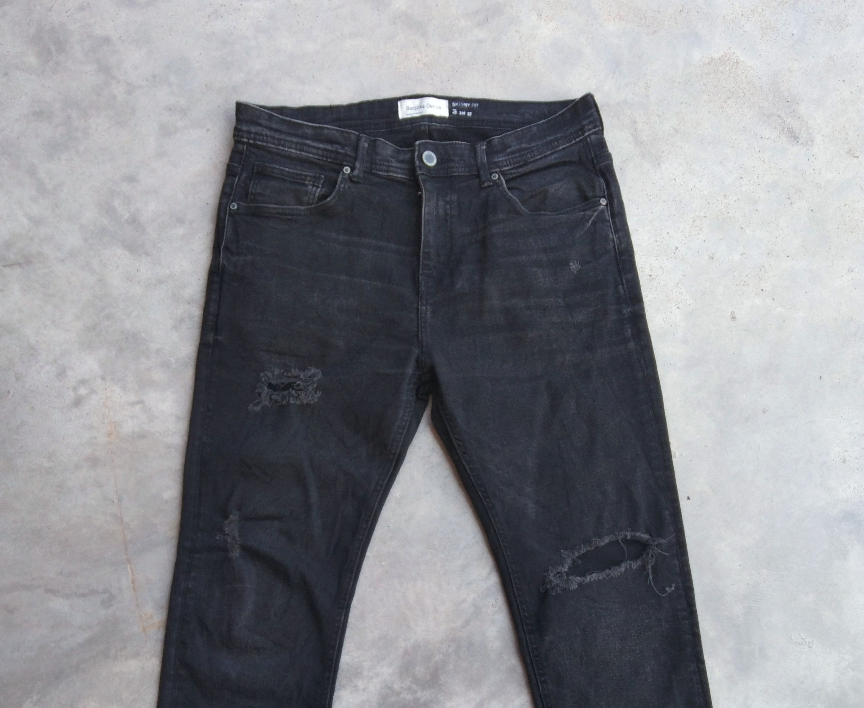 Bershka Bershka Denim Black Skinny 32x30 Size US 32 / EU 48 - 4 Thumbnail