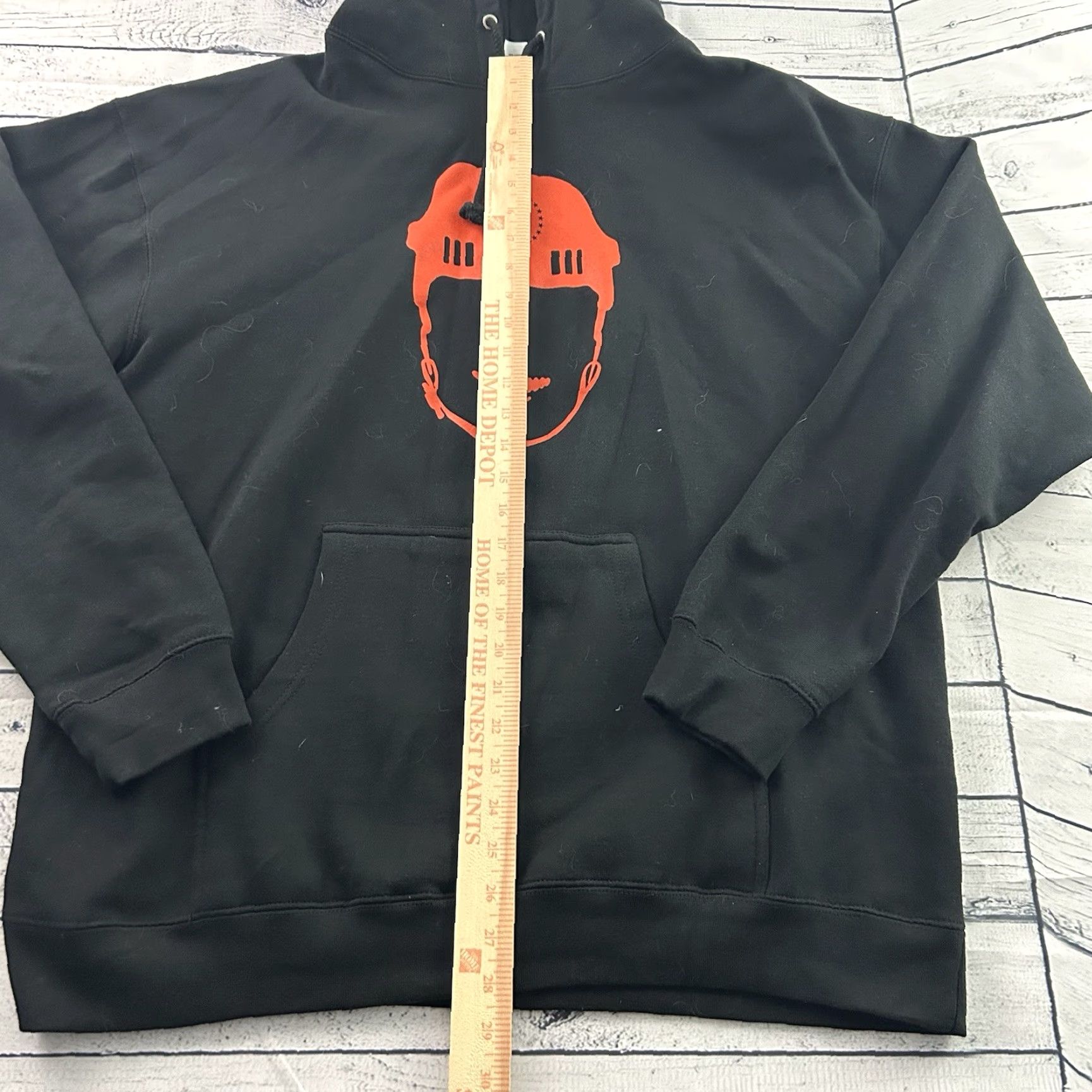 Vintage Barstool Spittin Chiclets Hockey Pullover Hoodie Men XL Black Hoodie Size US XL / EU 56 / 4 - 2 Thumbnail