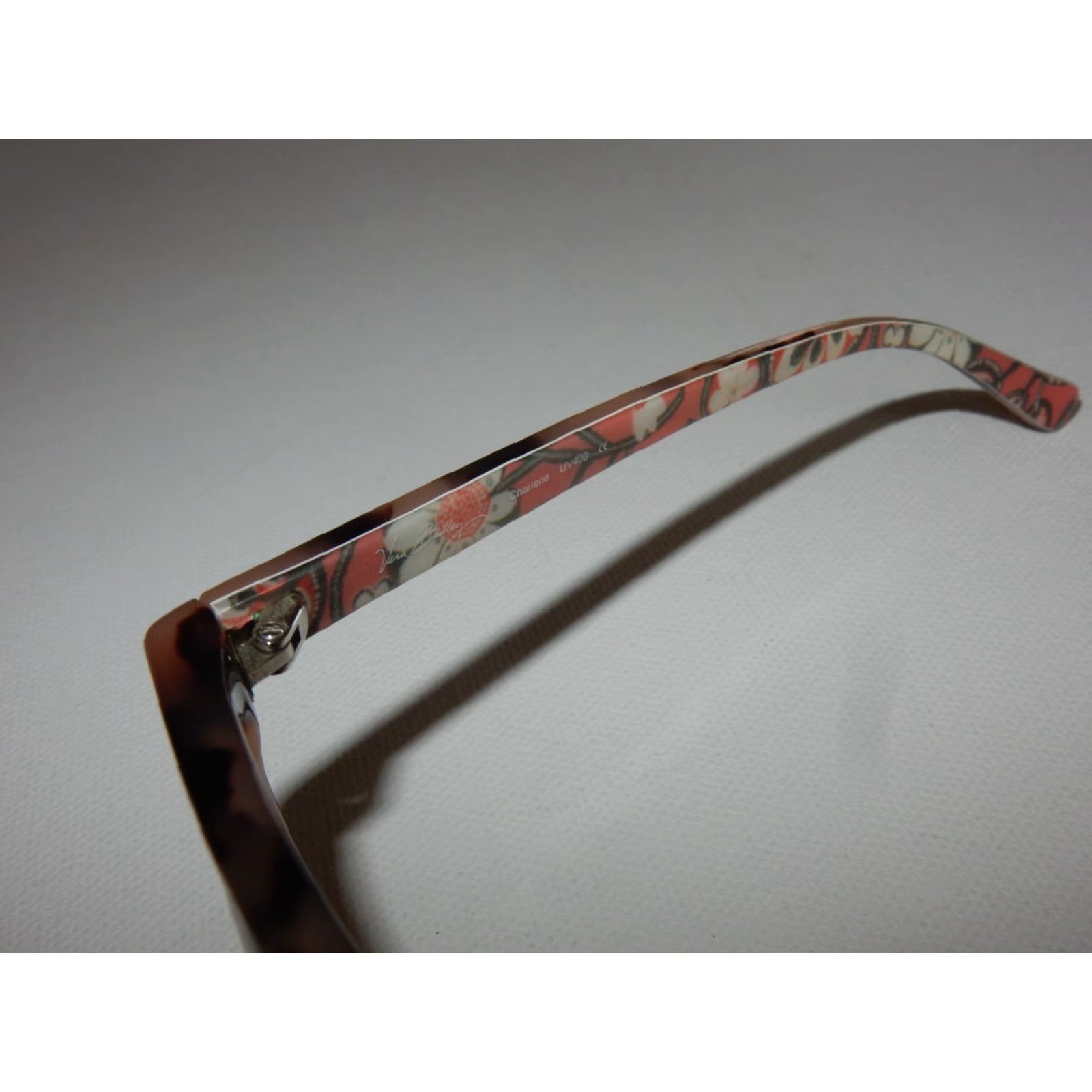 Vera Bradley VERA BRADLEY Sunglasses Frames Only Women Adult 56x17 135 Charlene Blush Pink Size ONE SIZE - 5 Thumbnail