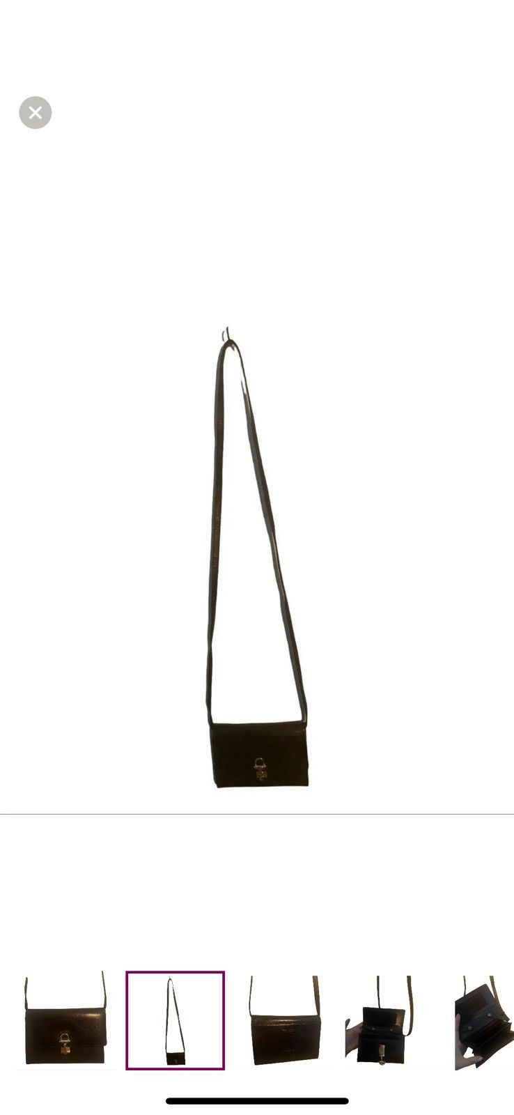 Vera Pelle Brand new Vera Pelle Italian leather horsebit bag Size ONE SIZE - 2 Thumbnail