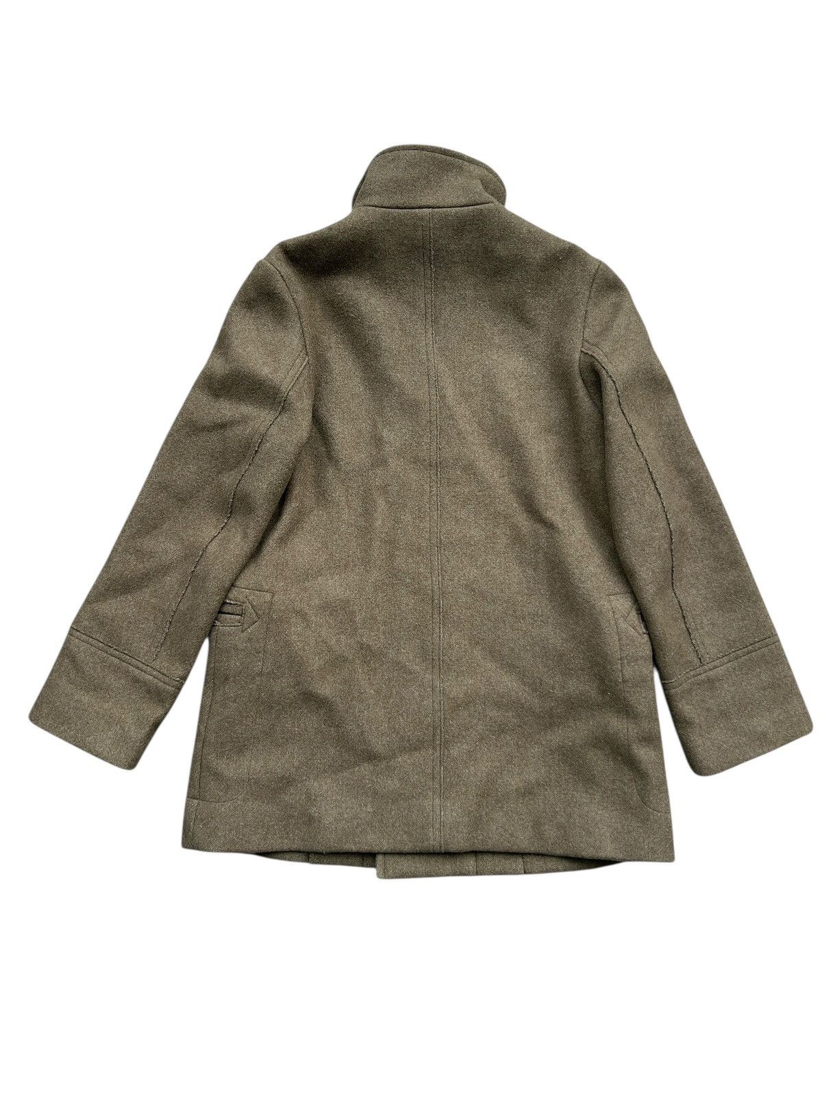 Issey Miyake Issey Miyake Sunaokuwahara Army Green Fur Woll Jacket Size US S / EU 44-46 / 1 - 3 Thumbnail