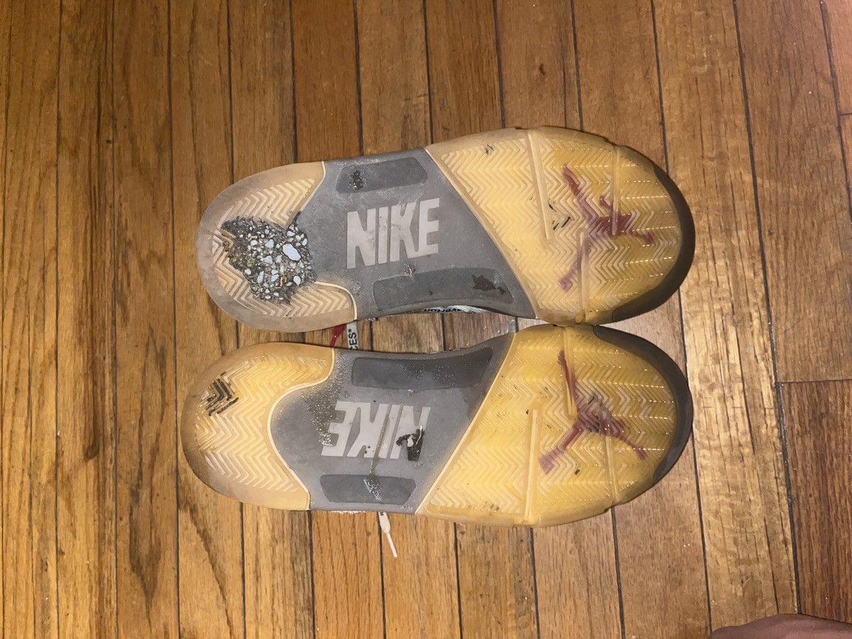 Jordan Brand × Off-White Off white x Jordan 5 sail size 12 Size US 12 / EU 45 - 5 Thumbnail