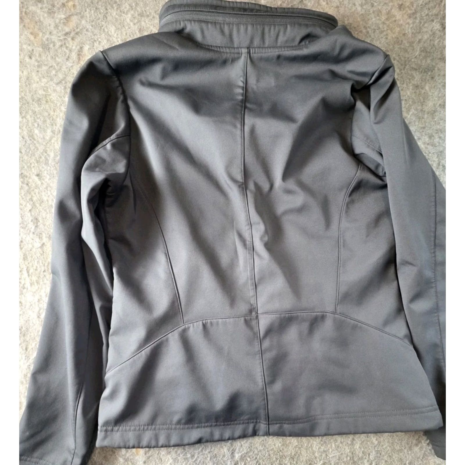 Nike Nike Women Soft Shell Jacket M Gray Full Zip Hooded Wind-Resistant Casual Travel Size M / US 6-8 / IT 42-44 - 4 Thumbnail