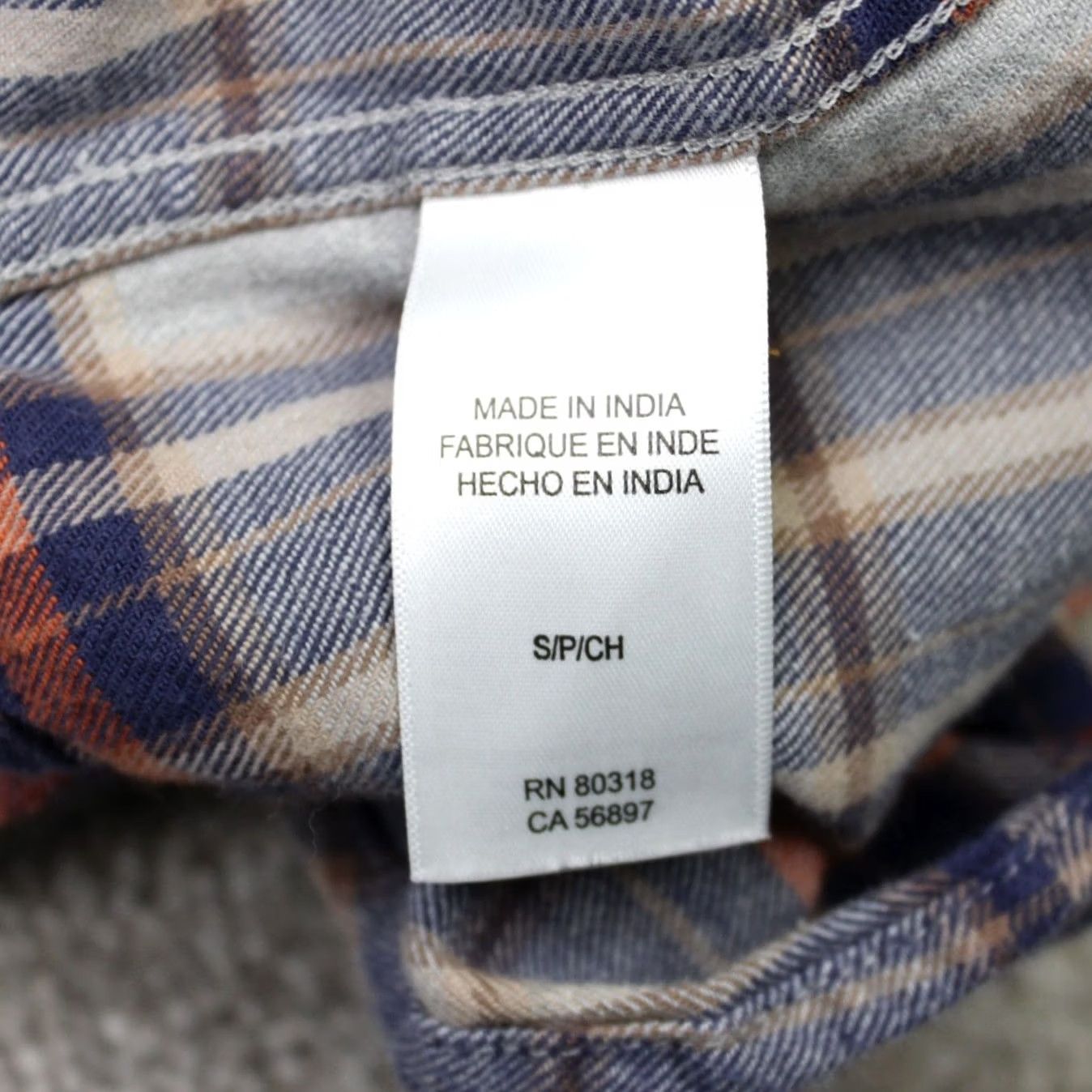 Lucky Brand Lucky Brand Shirt Men Small Blue Plaid Slim Fit Long Sleeve Button-Up Untucked Western Style Size US S / EU 44-46 / 1 - 7 Thumbnail