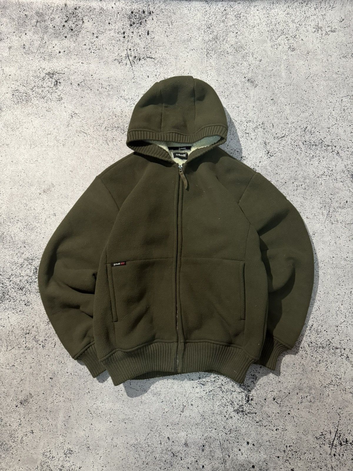 Schott Schott Vintage Schott NYC Fleece Bomber Jacket Size US M / EU 48-50 / 2 - 9 Thumbnail