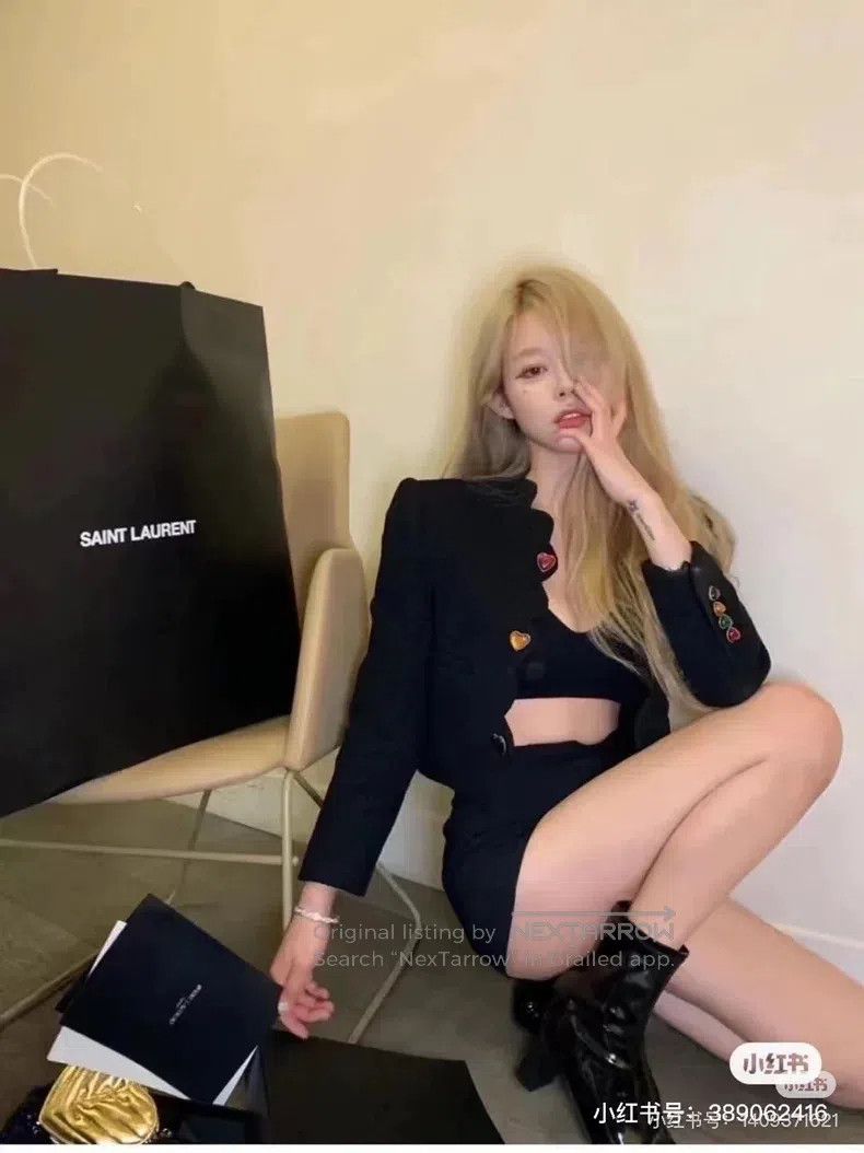 Saint Laurent Paris Heart Jacket