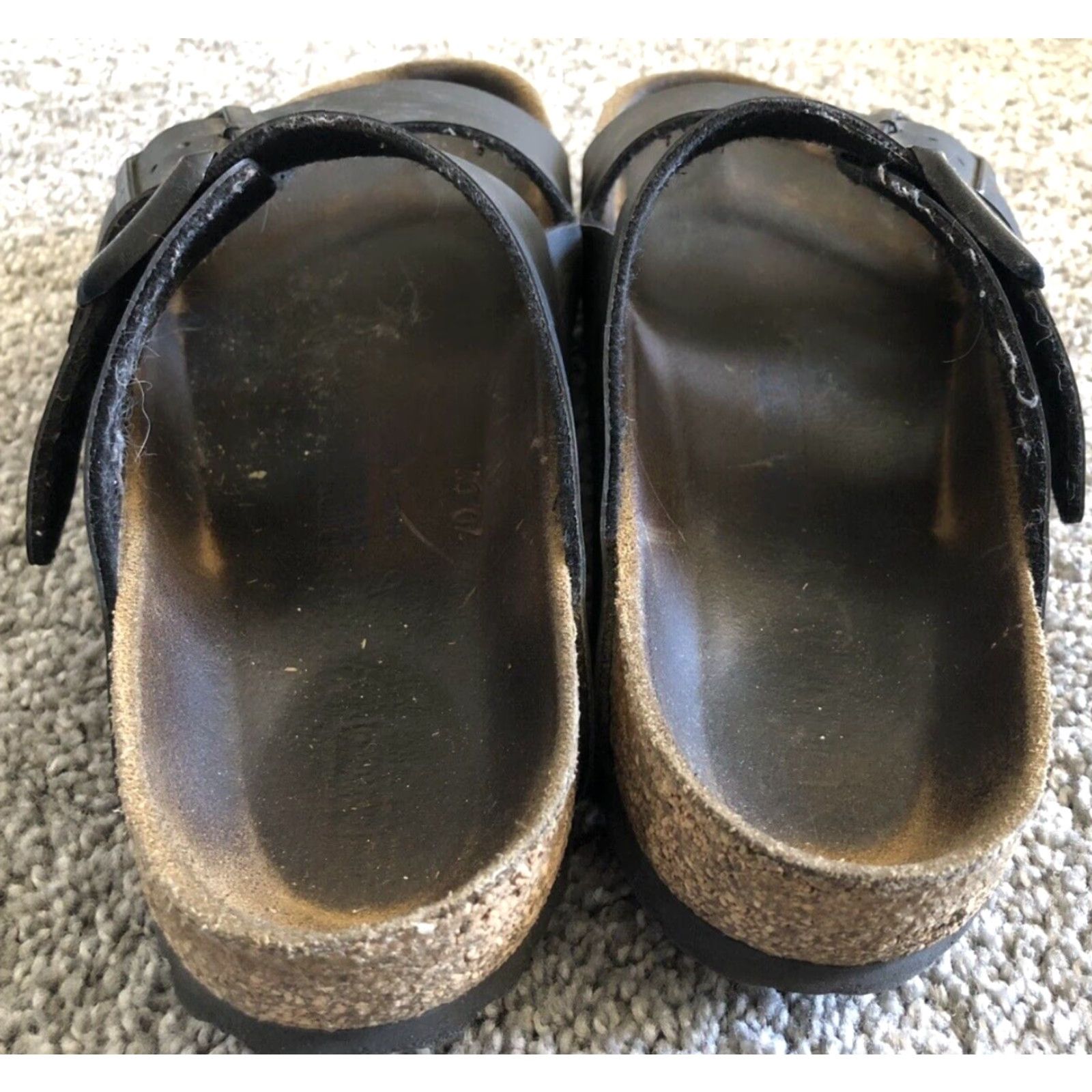 Birkenstock VINTAGE Birkenstock 70 9Y Women’s Size 6 Black Adjustable Straps Buckle Made In Germany Sandal Women Black Slip-On 70s Hipster Outdoor Size US 6 / IT 36 - 5 Thumbnail