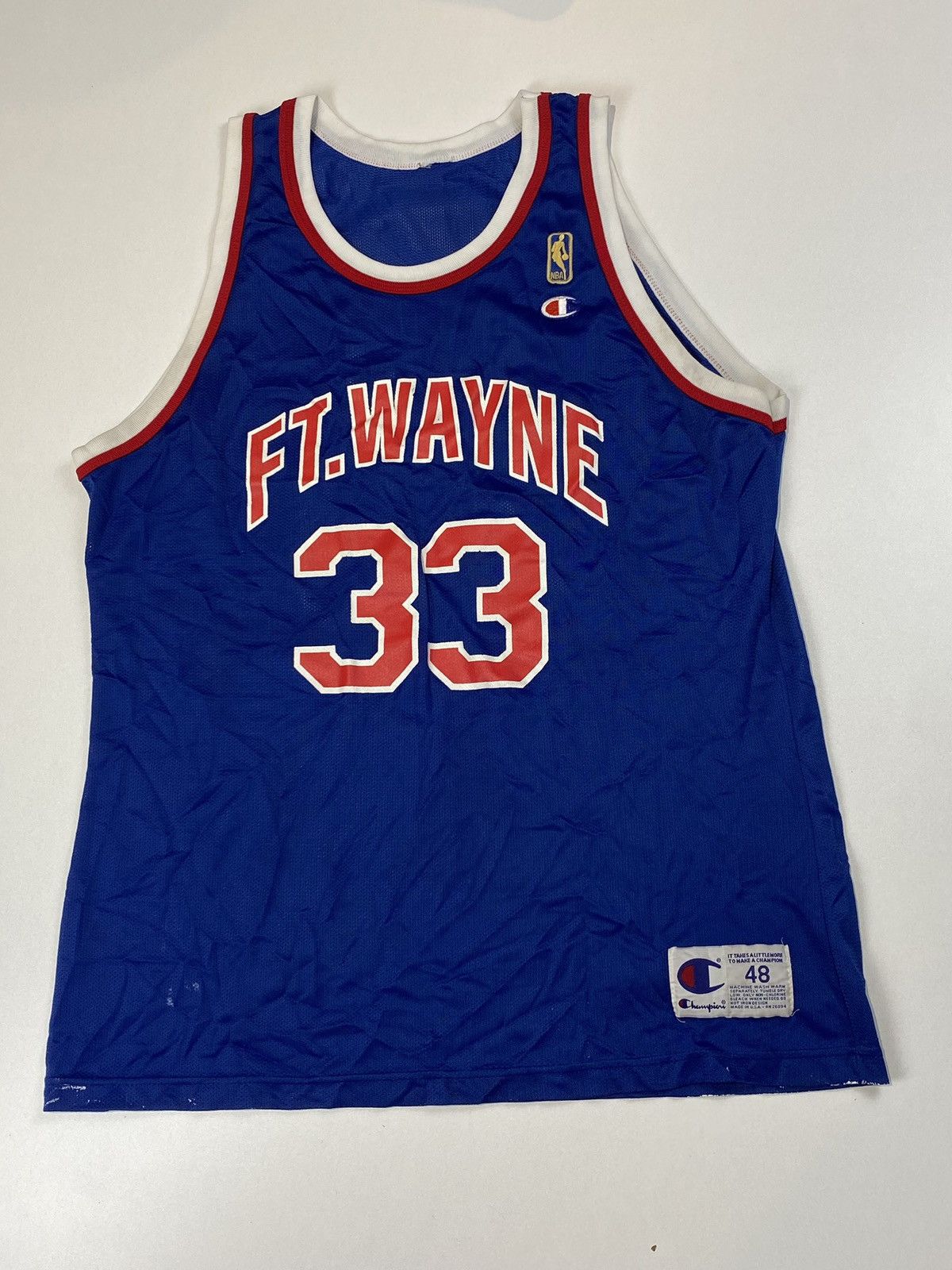 Champion Vintage 90s Champion Ft Wayne Grant Hill Jersey Size US M / EU 48-50 / 2 - 1 Thumbnail