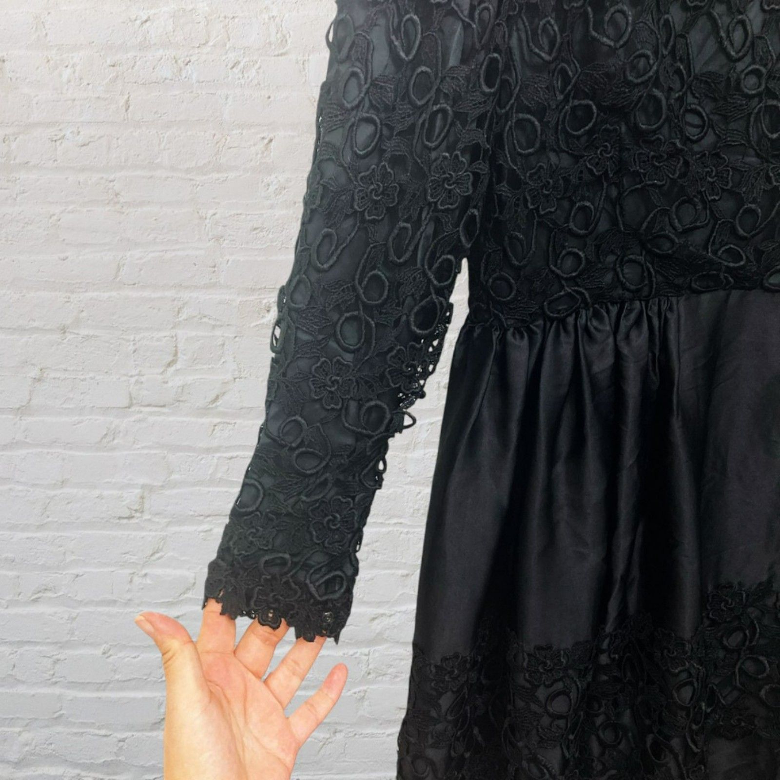 Other RARE Vintage 70s Richilene Silk Cocktail Dress - Size 4 Size S / US 4 / IT 40 - 10 Thumbnail