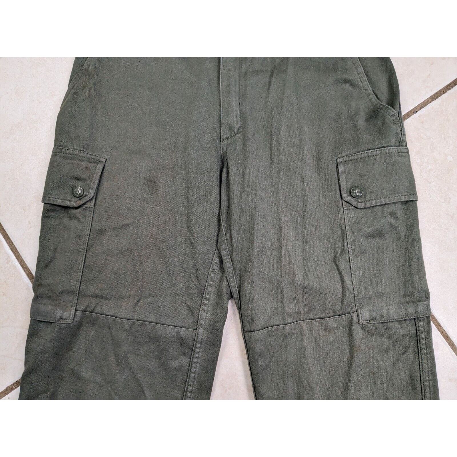 Other Vtg 1987 CSV Cerizay HBT French Military Cargo Capri Pants Size 30" / US 8 / IT 44 - 3 Thumbnail