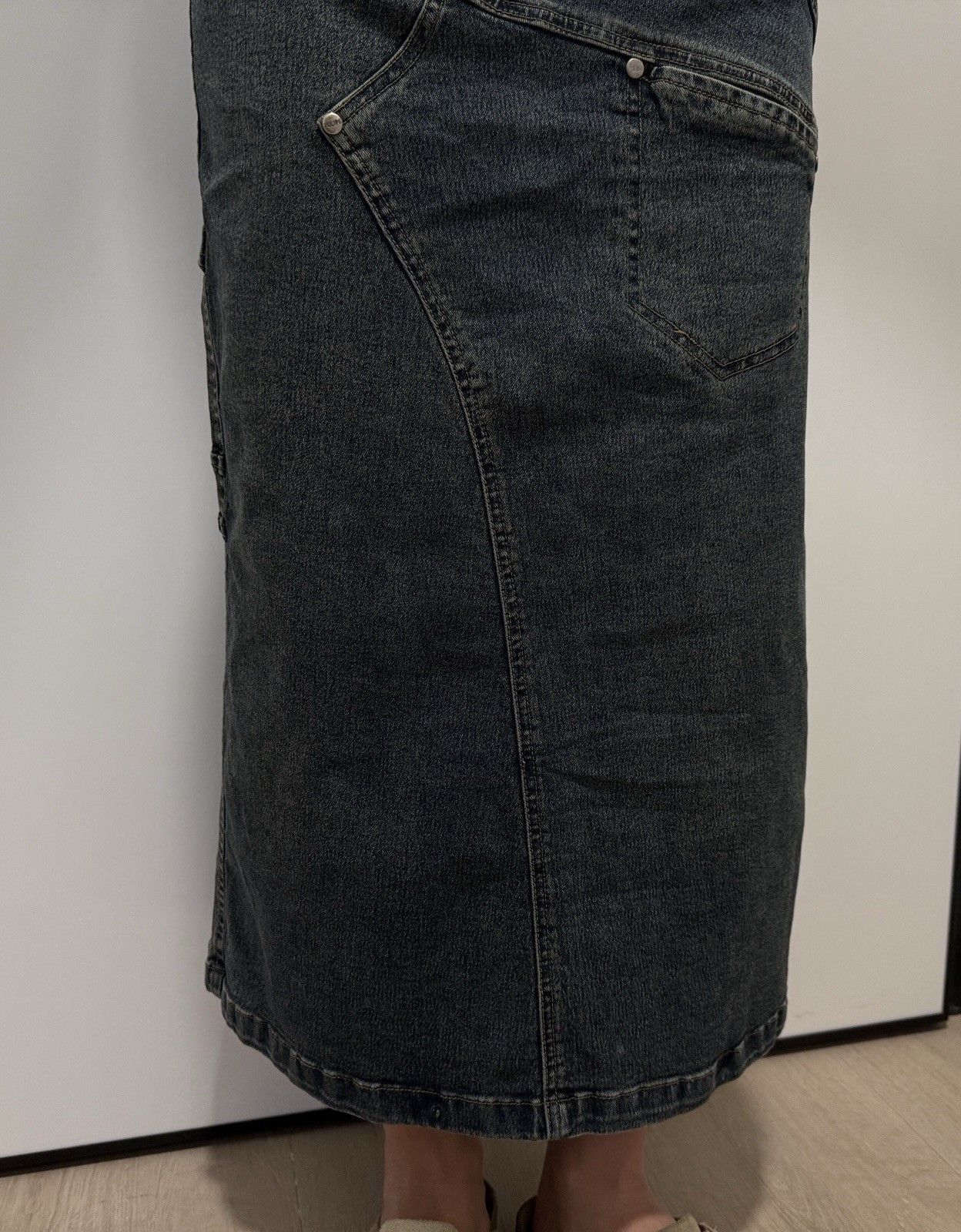 Other Tulip Jeans vintage avant garde Denim y2k midi skirt Size S Size 25" / US 0 / IT 36 - 5 Thumbnail