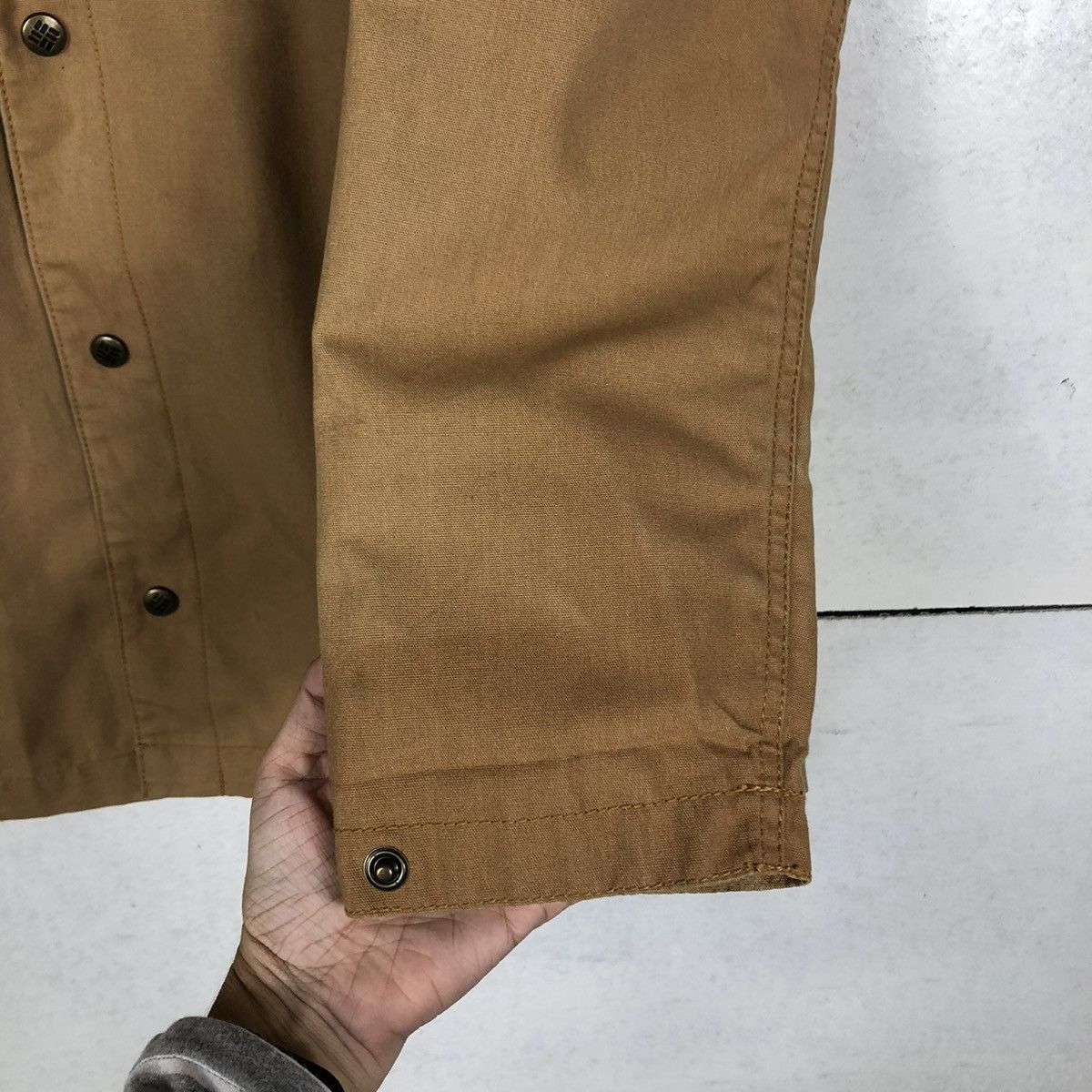 Japanese Brand 📌VINTAGE CHORE BIKER JACKET COLUMBIA ISSEY MIYAKE Size US L / EU 52-54 / 3 - 17 Thumbnail