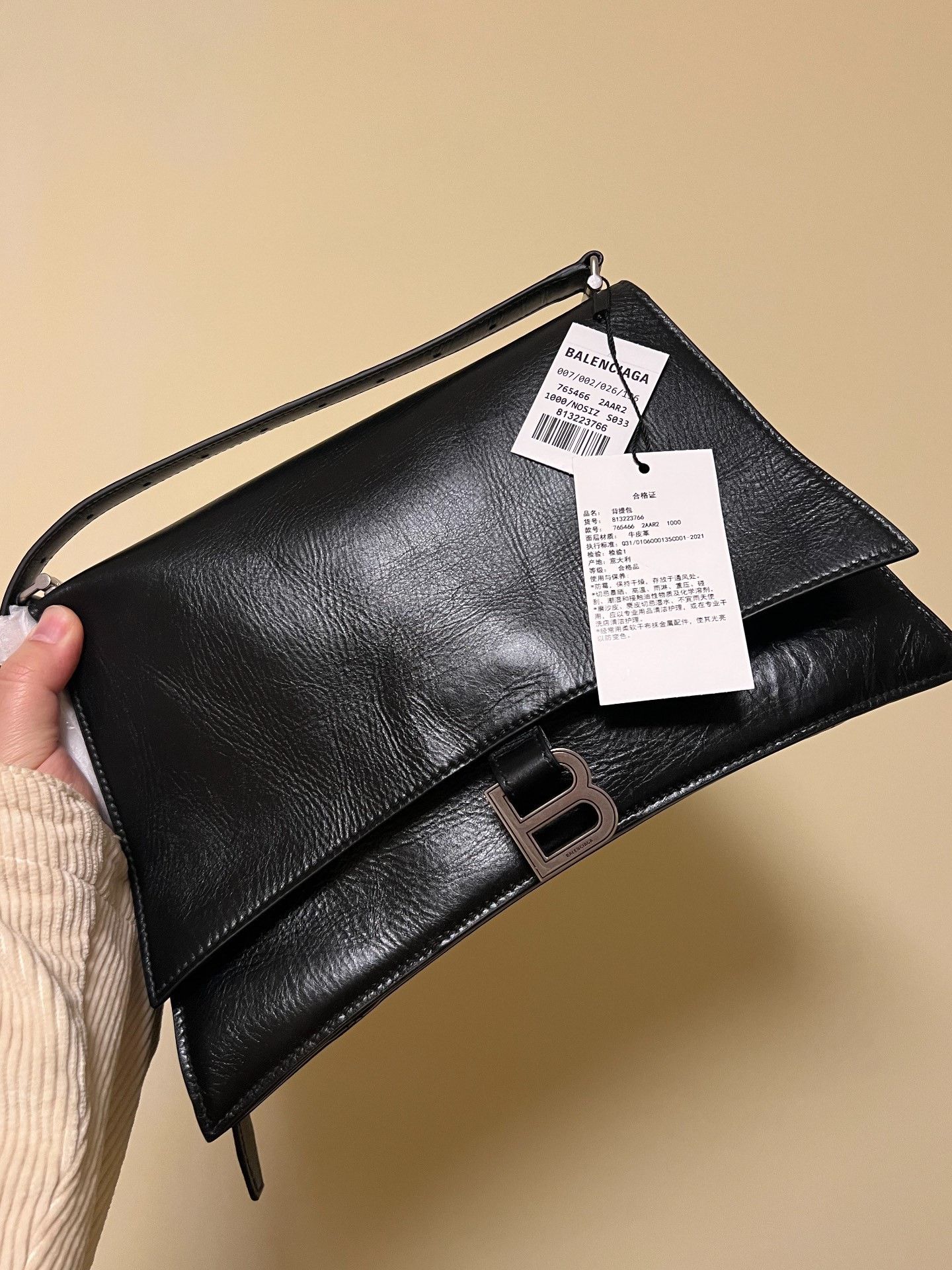 Balenciaga Balenciaga CRUSH Medium Shoulder Bag Size ONE SIZE - 1 Thumbnail