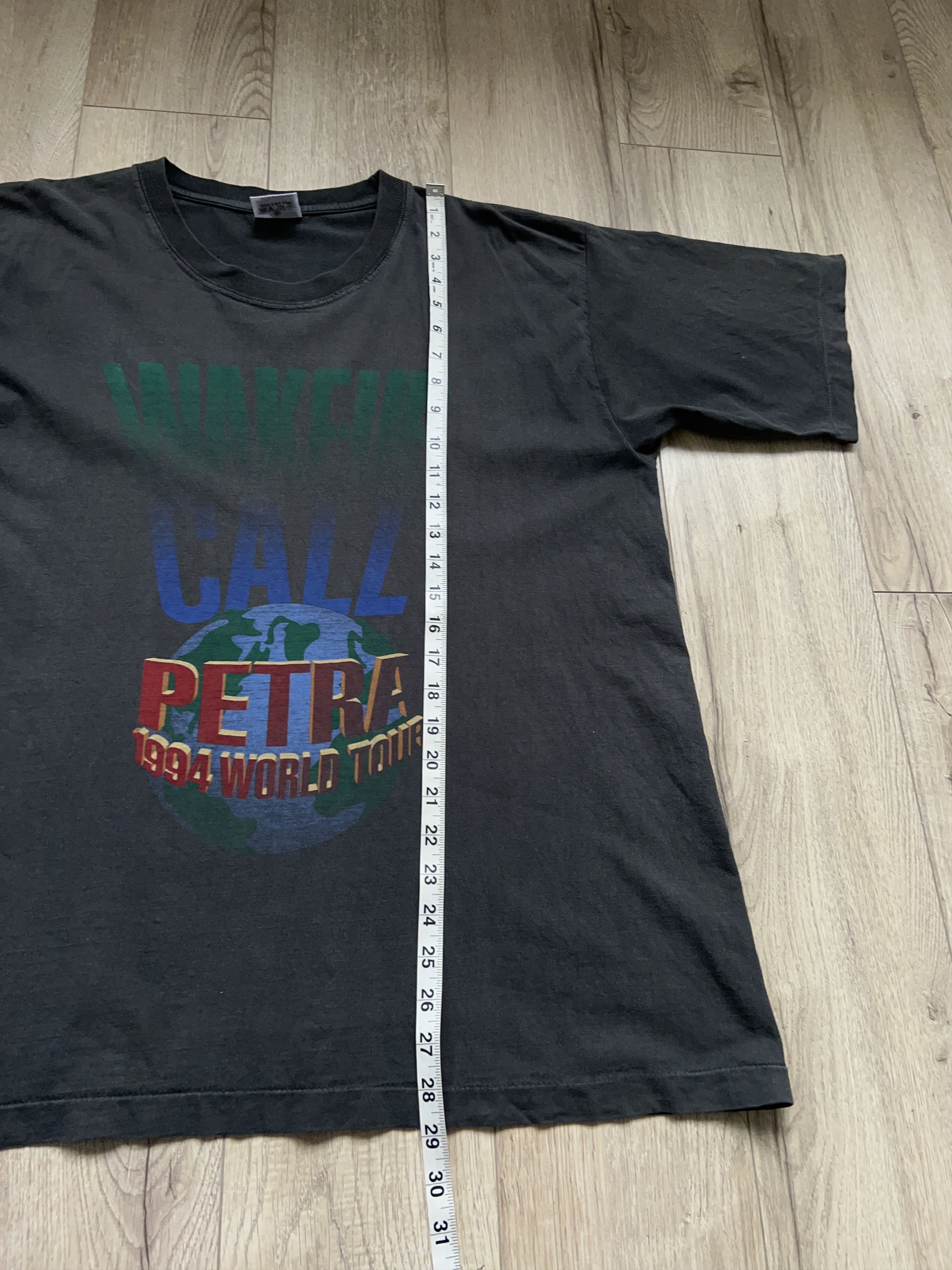 Band Tees × Vintage Petra Wake Up Call World 1994 Tour Christian T Shirt Tee Size US XL / EU 56 / 4 - 7 Thumbnail