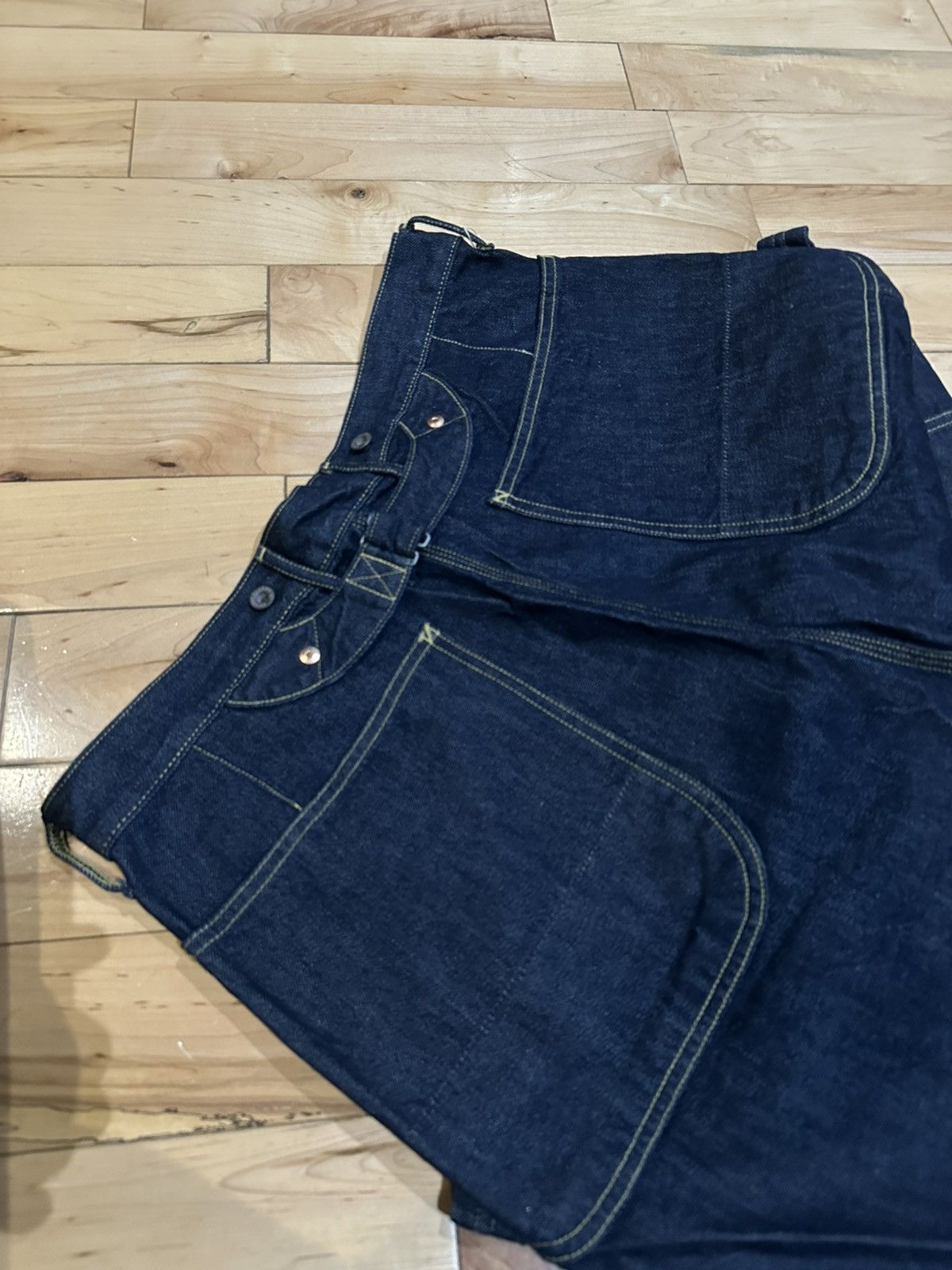 Kapital 11.5oz Indigo Double Knee Lumber Denim Pants XL size 4 Size US 36 / EU 52 - 5 Thumbnail