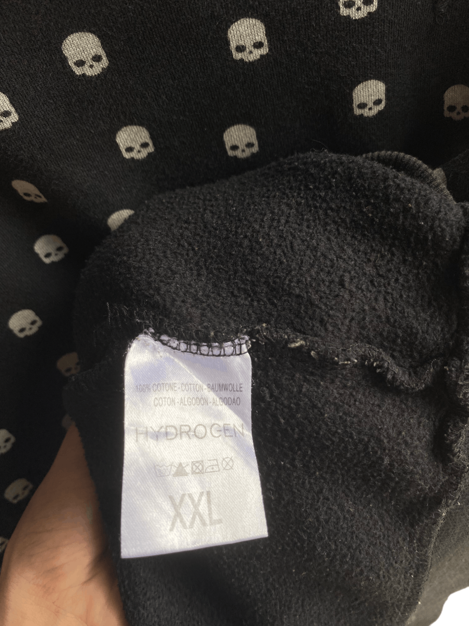 Beauty Beast × HYDROGEN × If Six Was Nine Y2k Hydrogen Skull Hoodie Size 3XL / US 20-22 - 6 Thumbnail