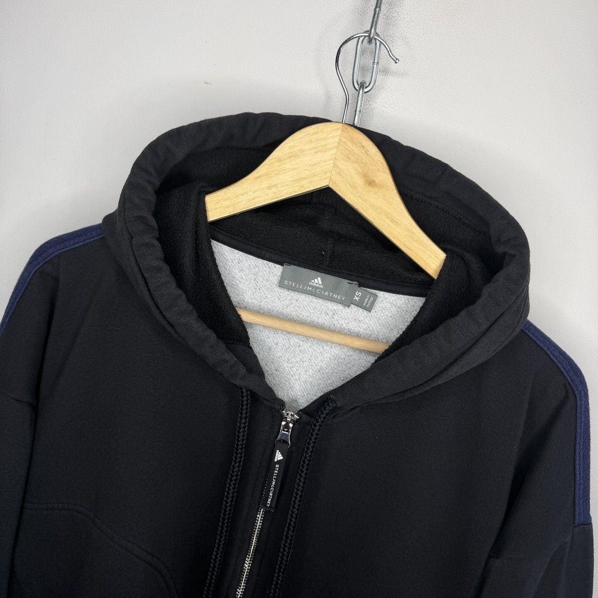 Adidas × Stella McCartney Adidas Stella McCartney Hoodie Boxy Crop Sweatshirt Y2K Size XS / US 0-2 / IT 36-38 - 4 Thumbnail