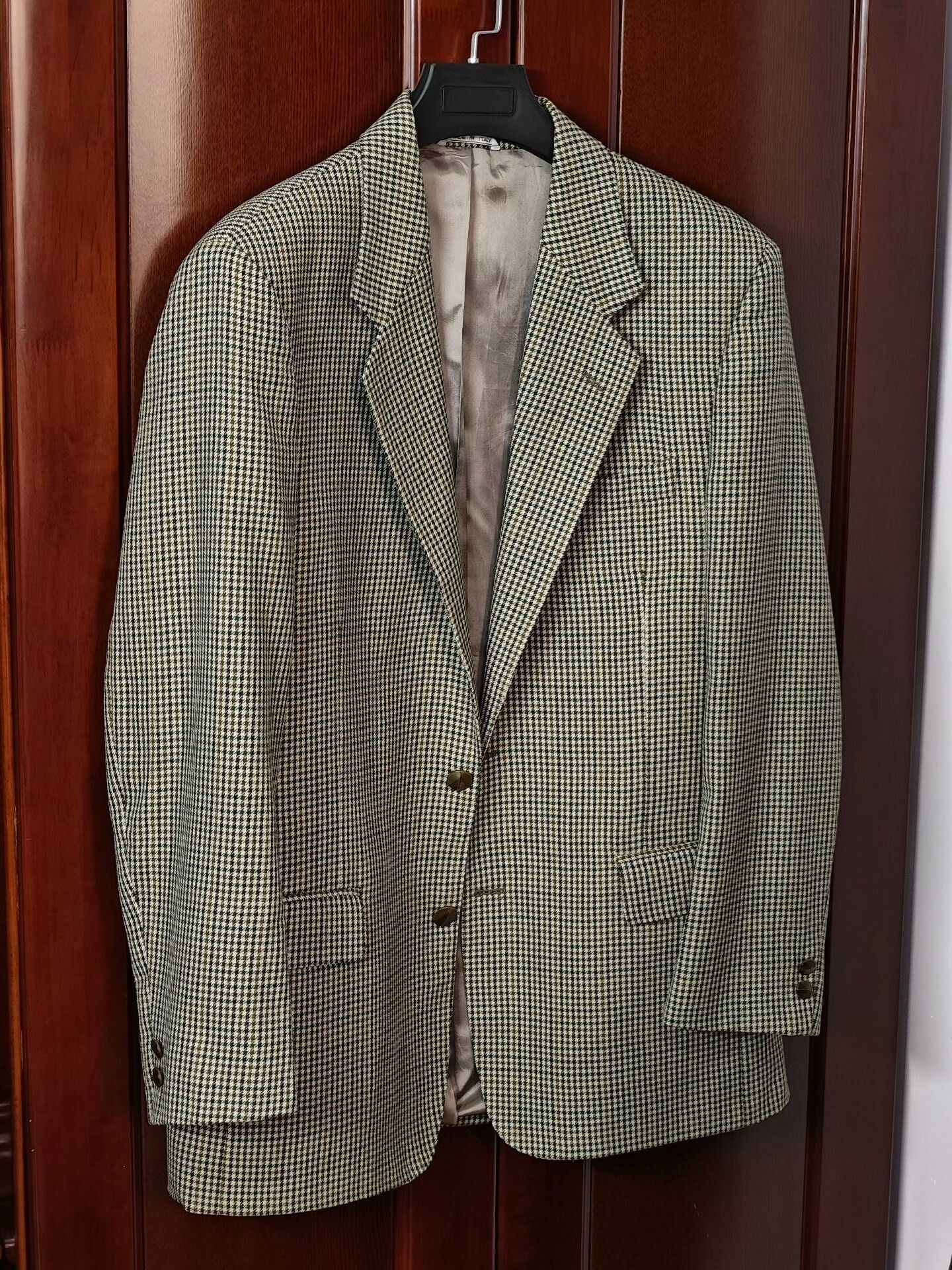 Japanese Brand Italian Vintage Wool Checked Blazer Size US M / EU 48-50 / 2 - 1 Thumbnail