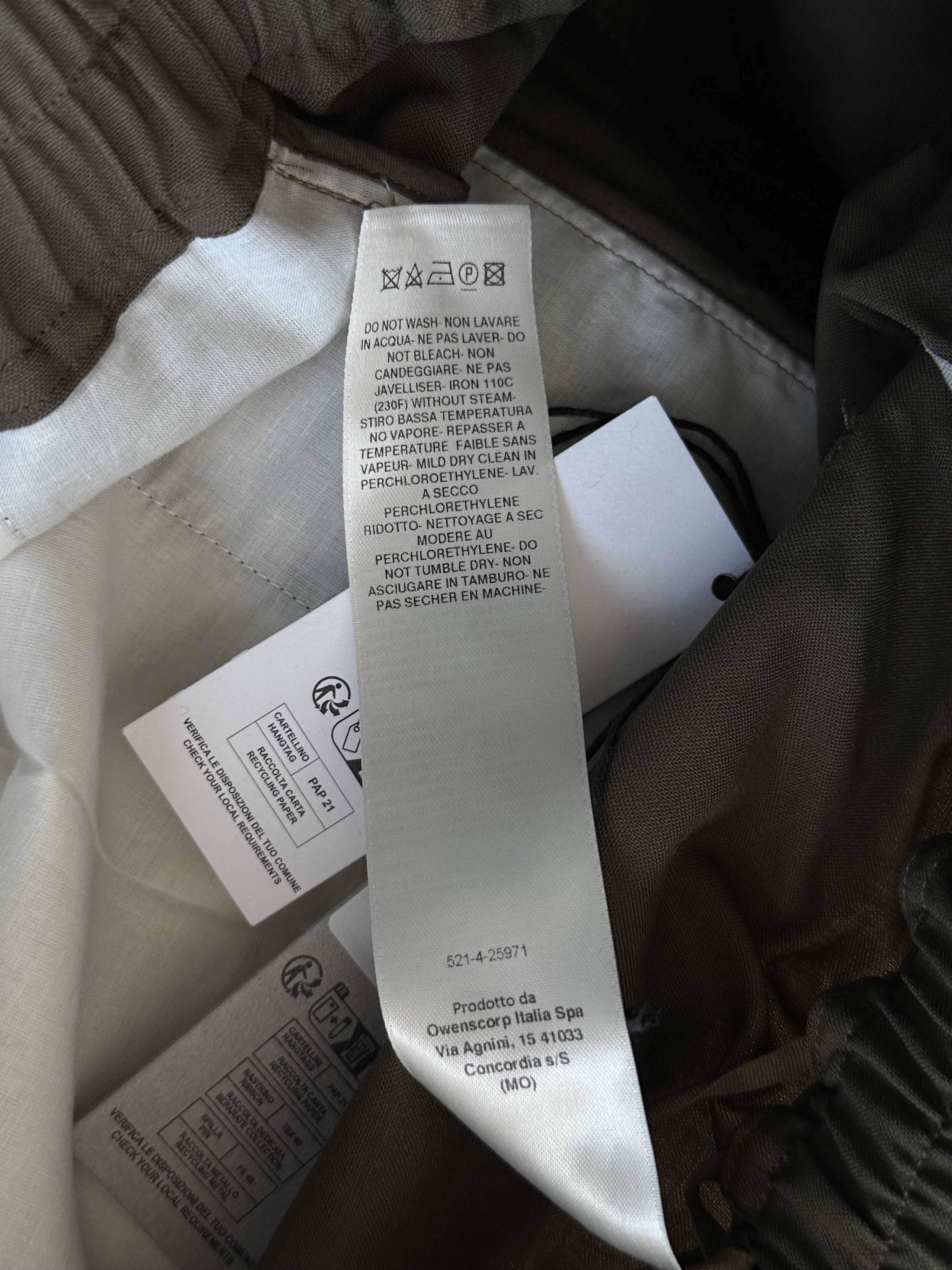 Rick Owens Rick Owens Beige Drawstring Slim Pants Size US 30 / EU 46 - 4 Thumbnail