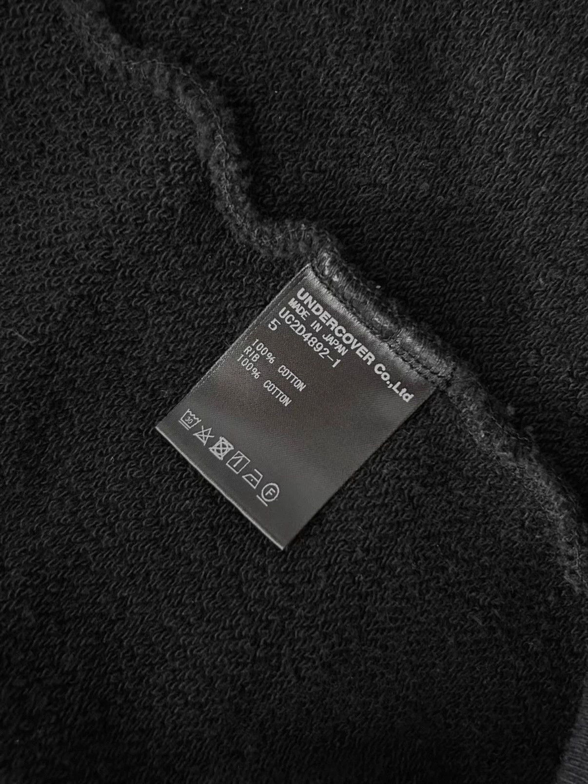 Undercover UNDERCOVER JUN TAKAHASHI Embrd Hoodie Black 5 Size US XXL / EU 58 / 5 - 6 Thumbnail