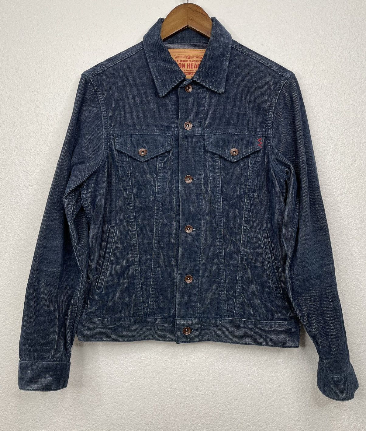 Iron Heart Iron Heart IHJ-82 Indigo Corduroy Modified Type 3 - 38 Size US M / EU 48-50 / 2 - 1 Thumbnail