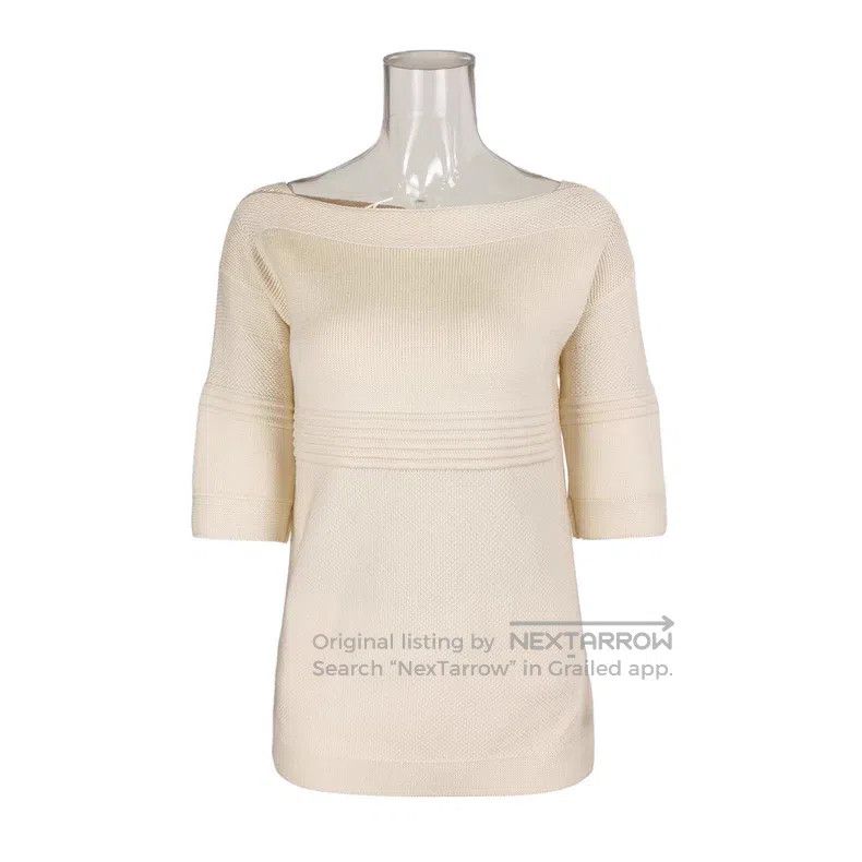 Hermes Hermes Wool and Silk Knit Sweater Size XXS / US 00 / IT 34 - 1 Thumbnail