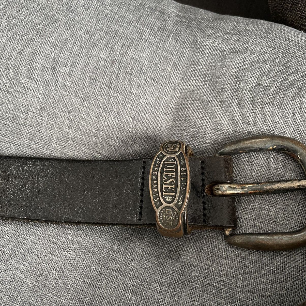 Diesel HYPE Vintage Diesel Leather belt Y2k Size ONE SIZE - 4 Thumbnail