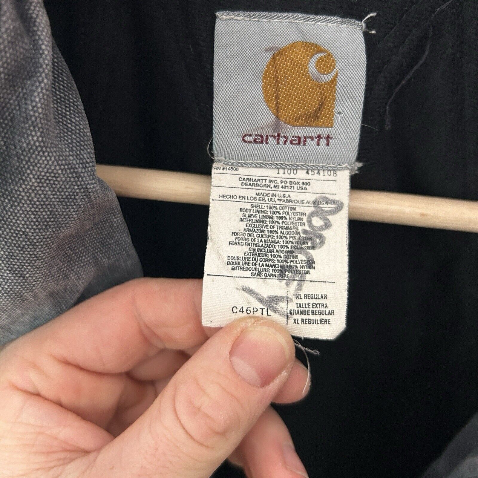 Carhartt Vintage Carhartt Chore Coat Jacket “Petrol Grey” C46 PTL Size US XL / EU 56 / 4 - 5 Thumbnail