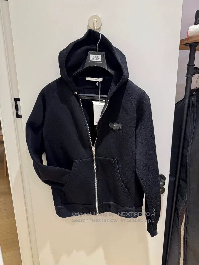 Givenchy Givenchy Space cotton fleece hoodie with black zipper Size US M / EU 48-50 / 2 - 1 Thumbnail